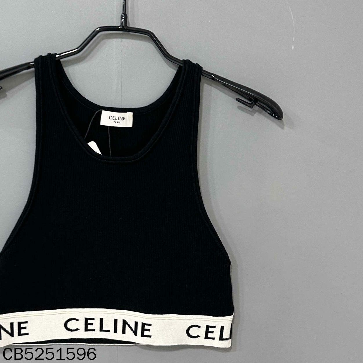 Celine Celine Retro Black Tank Top M Women Size M / US 6-8 / IT 42-44 - 2 Thumbnail