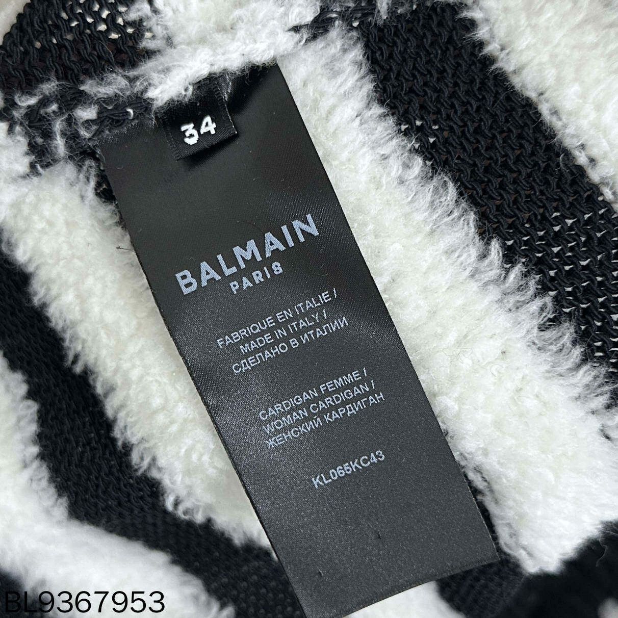 Balmain Balmain Striped Black Sweater M Women Size M / US 6-8 / IT 42-44 - 6 Thumbnail
