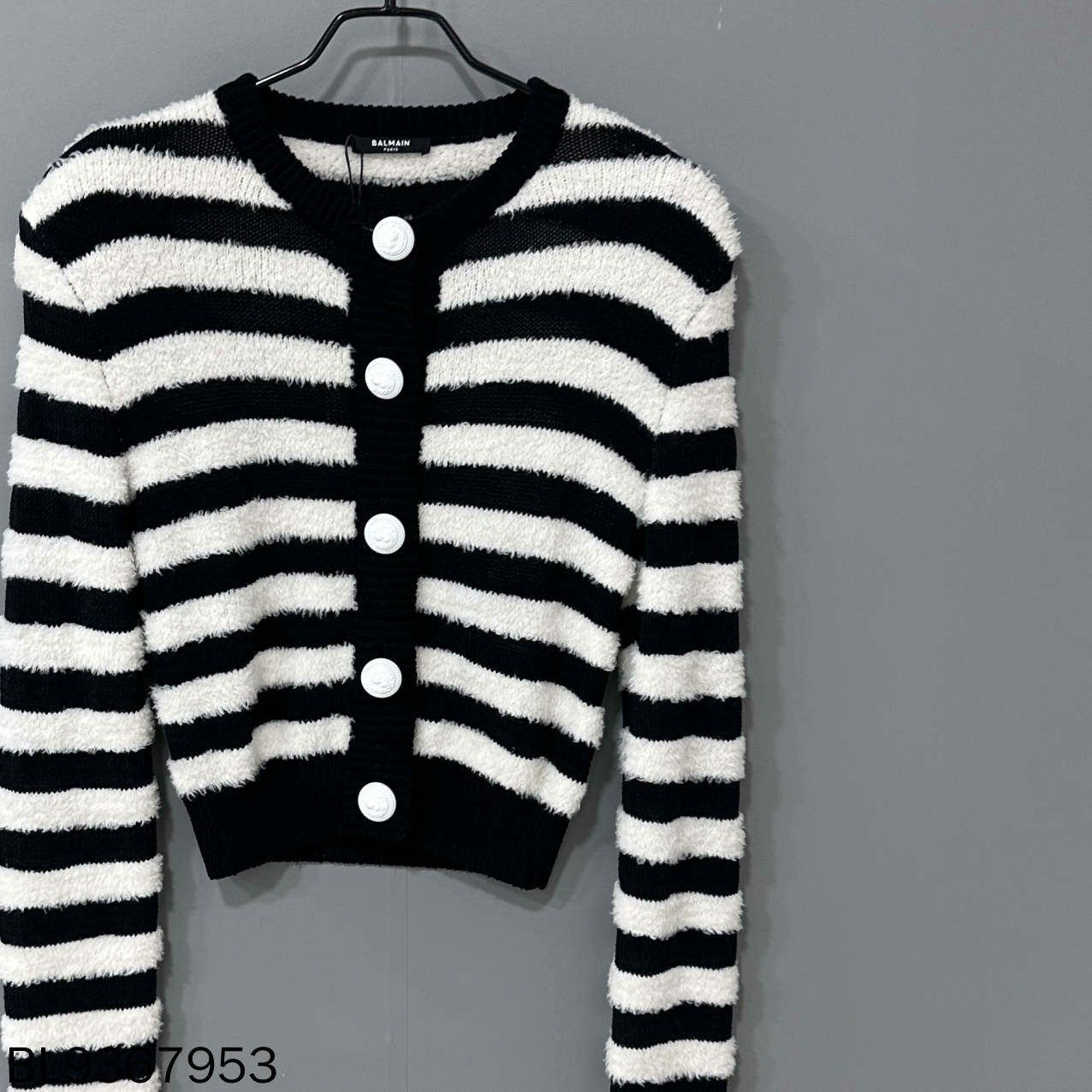 Balmain Balmain Striped Black Sweater M Women Size M / US 6-8 / IT 42-44 - 2 Thumbnail