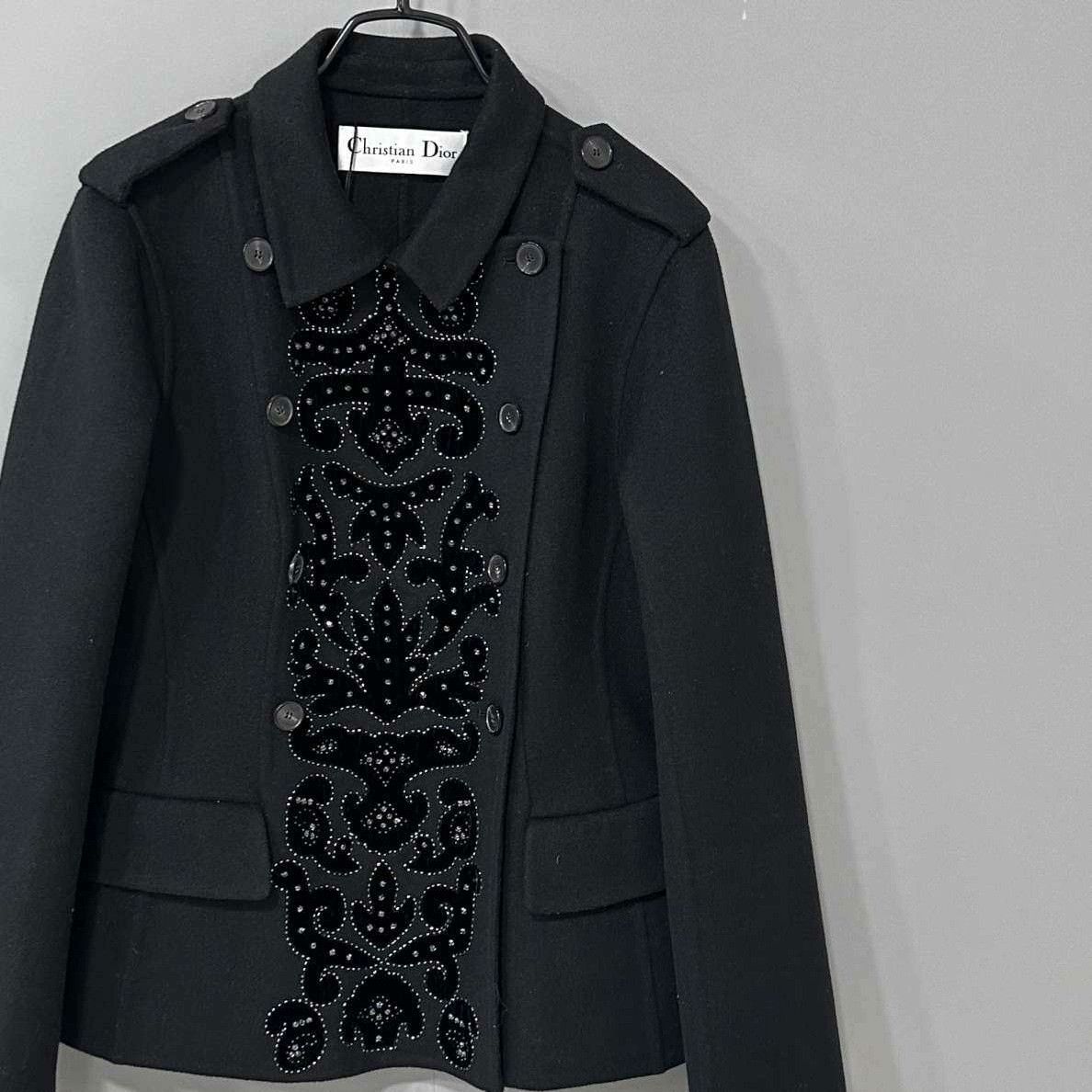 Dior Dior Velvet Wool Coat S Women Size S / US 4 / IT 40 - 2 Thumbnail