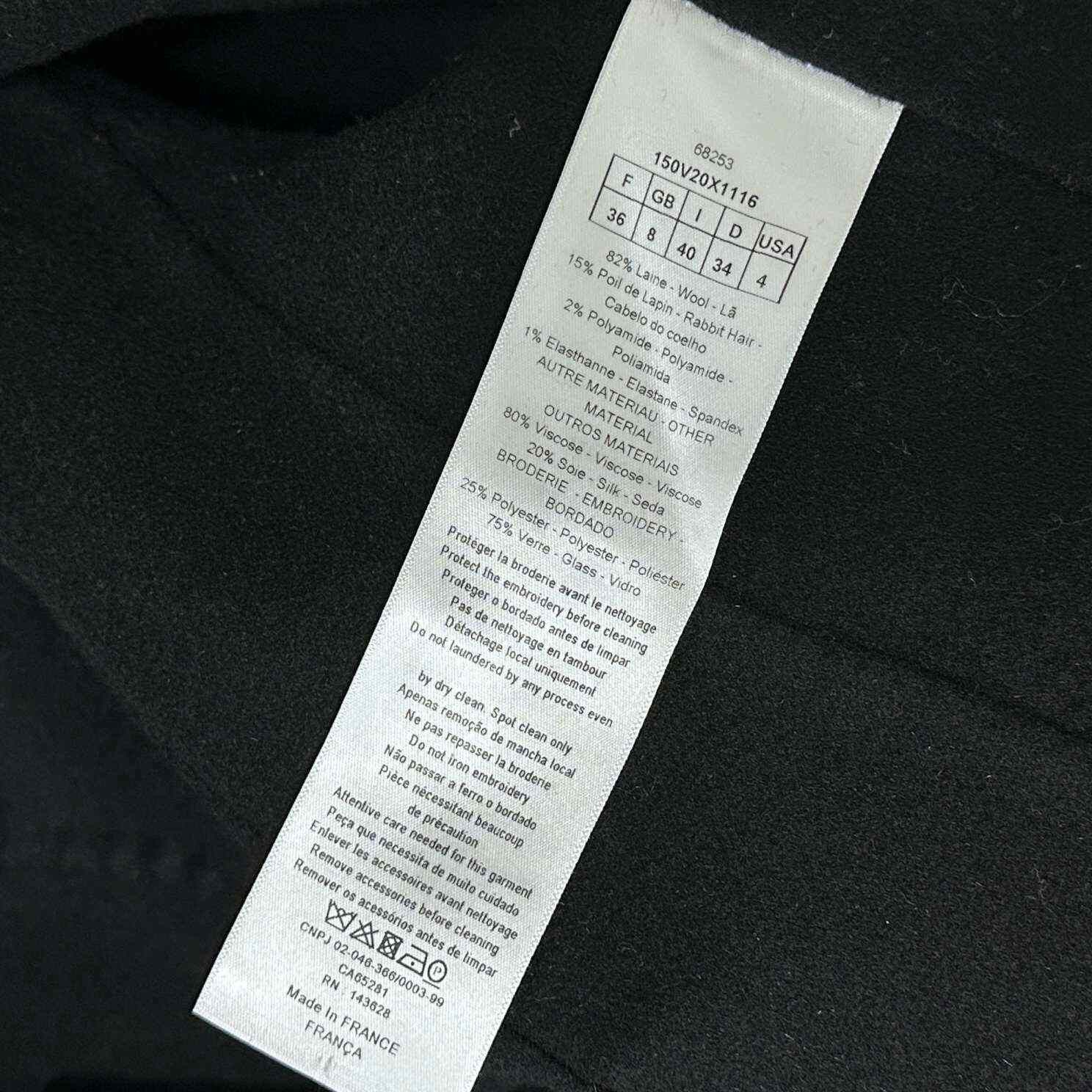 Dior Dior Velvet Wool Coat S Women Size S / US 4 / IT 40 - 5 Thumbnail