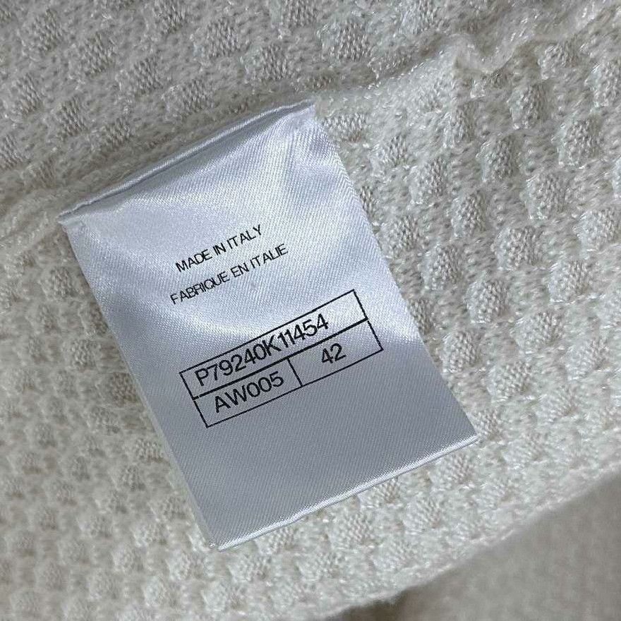 Chanel Chanel White Sweater S Women Size S / US 4 / IT 40 - 6 Thumbnail