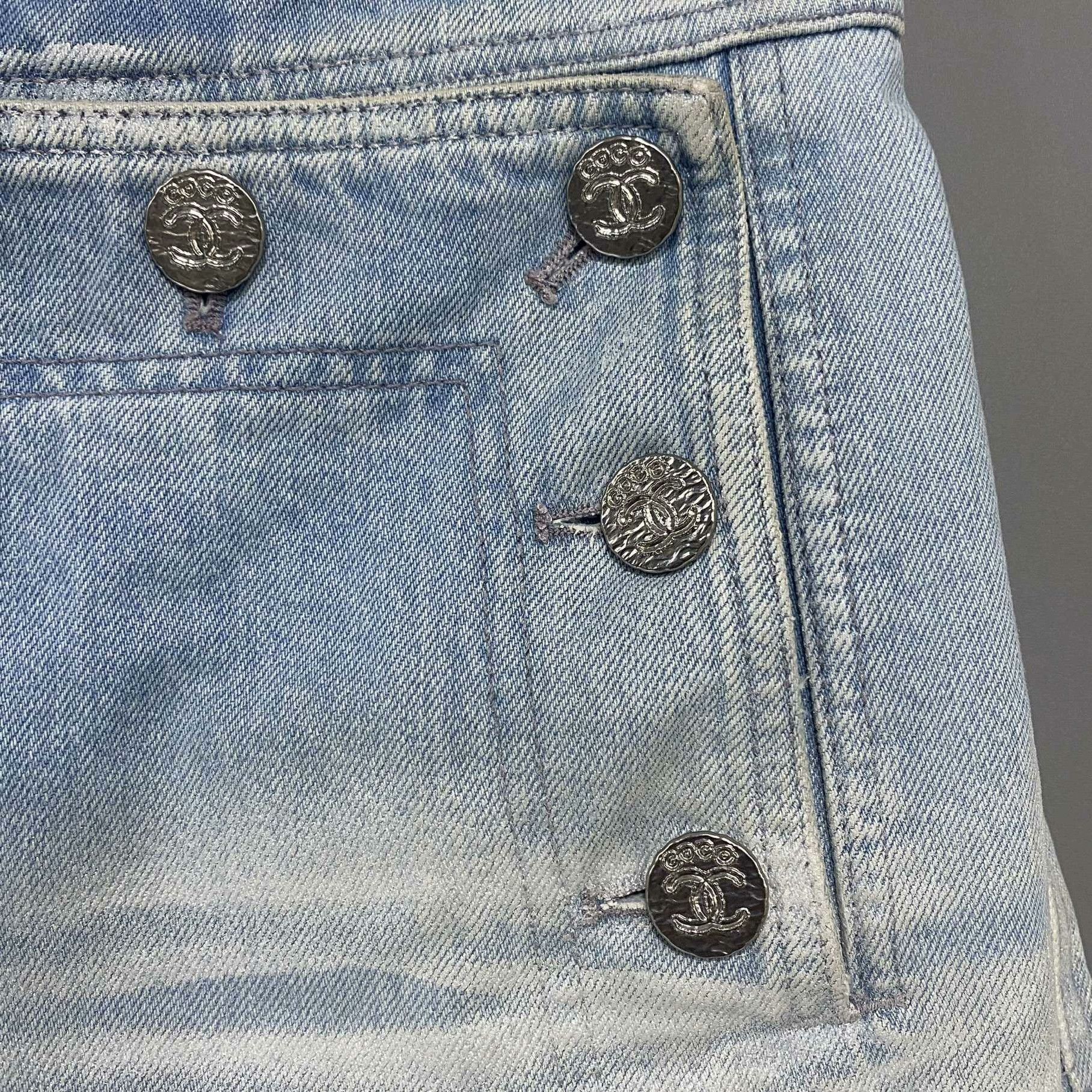Chanel Chanel Denim Jeans 35 Women Size 35" - 4 Thumbnail