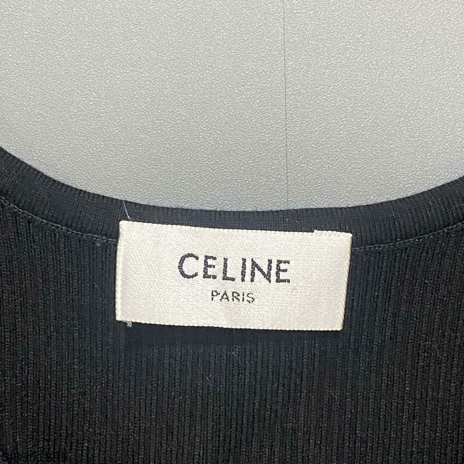Celine Celine Retro Black Tank Top L Women Size L / US 10 / IT 46 - 5 Thumbnail