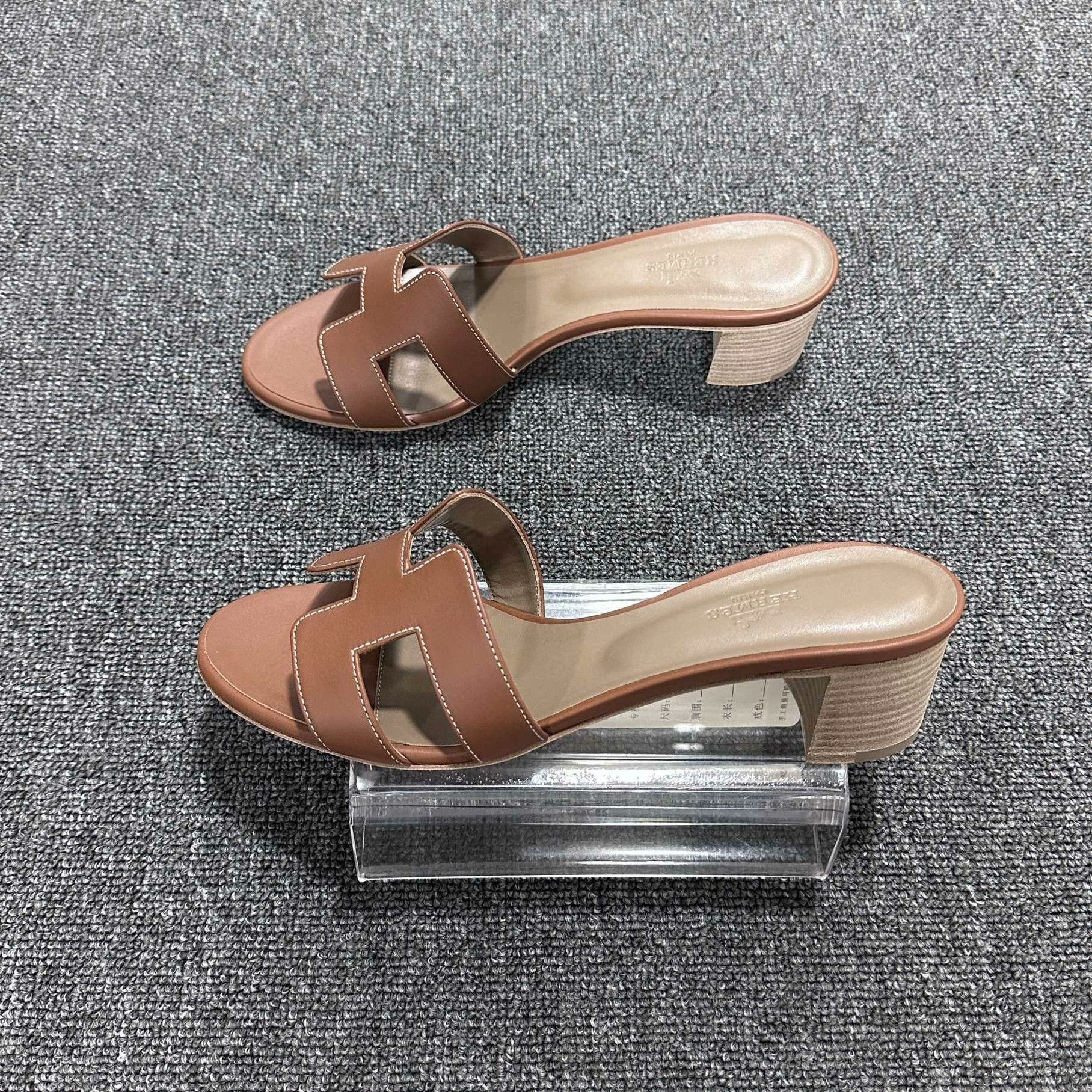 Hermes Hermes Brown Sandals 39 Women Size US 8.5 / IT 38.5 - 3 Thumbnail