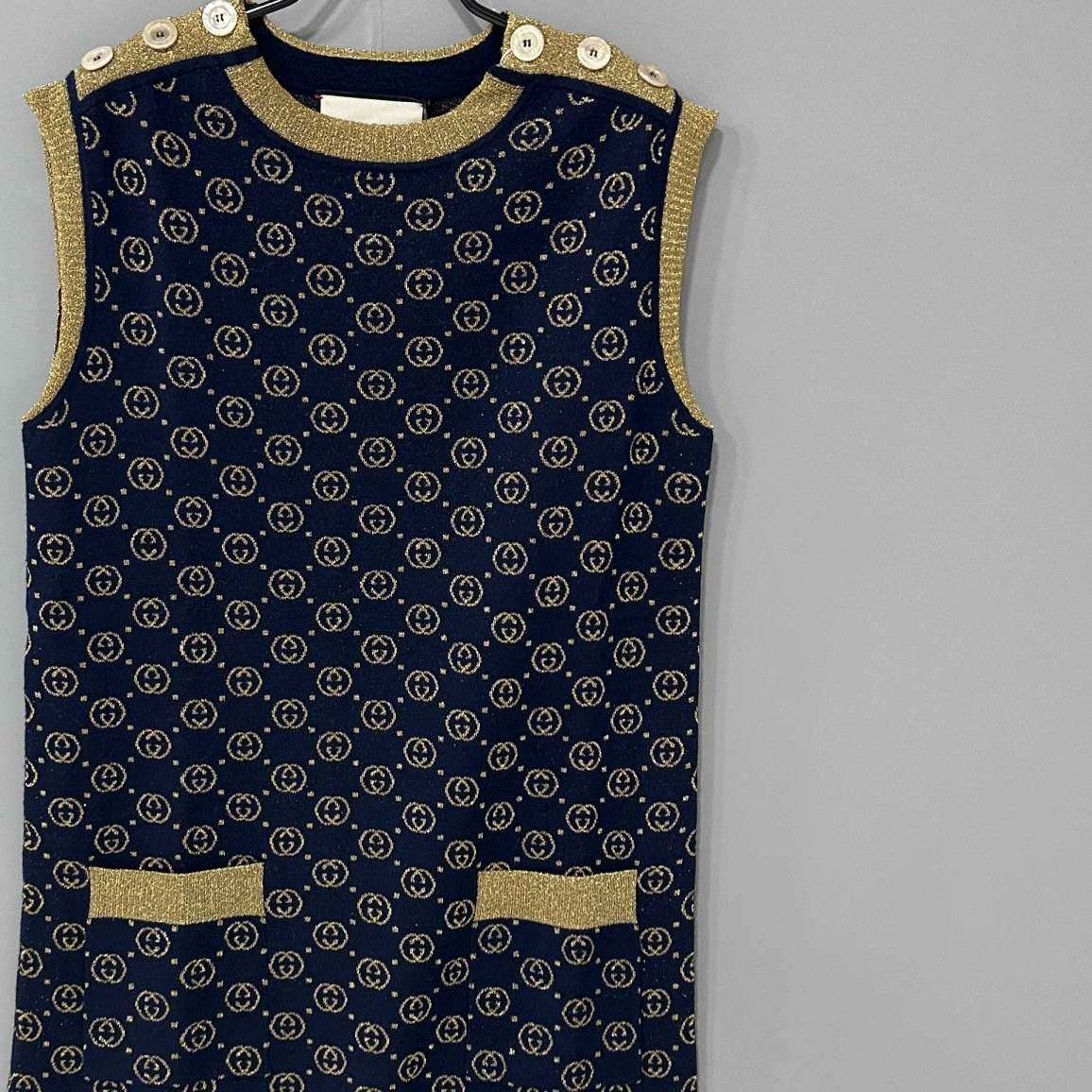 Gucci Gucci Gold T-Shirt M Women Size M / US 6-8 / IT 42-44 - 2 Thumbnail