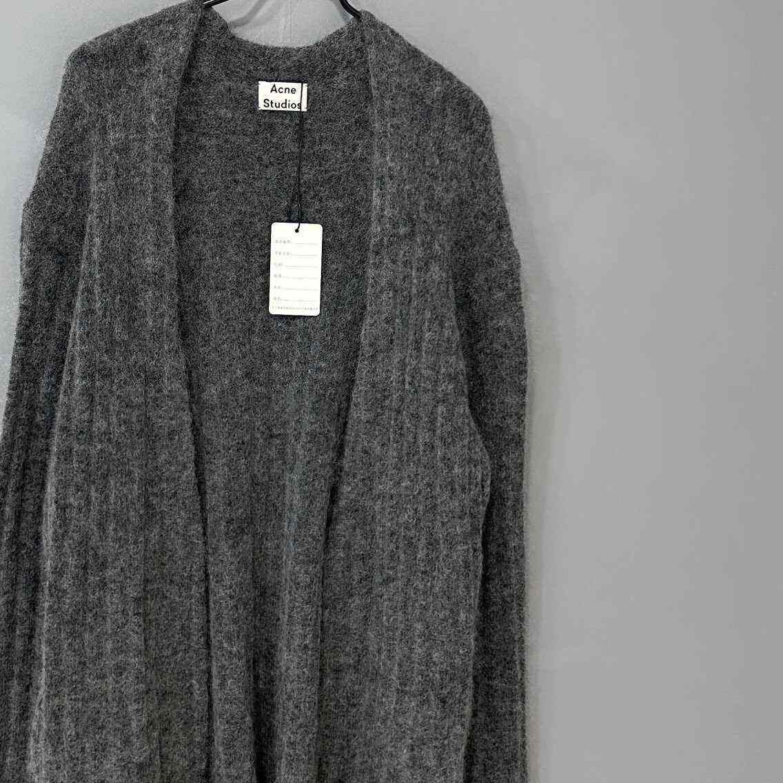 Acne Studios Acne Studios Long Gray Sweater XS Women Size XS / US 0-2 / IT 36-38 - 2 Thumbnail
