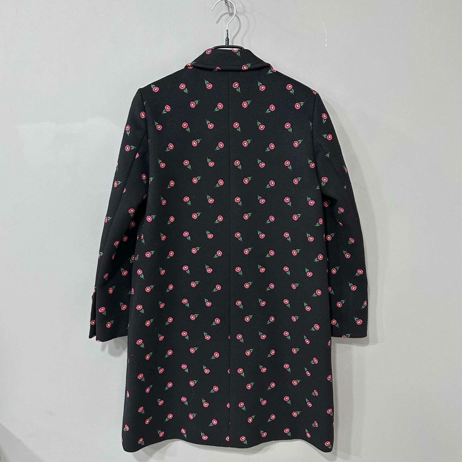Gucci Gucci Wool Embroidered Coat S Women Size S / US 4 / IT 40 - 3 Thumbnail