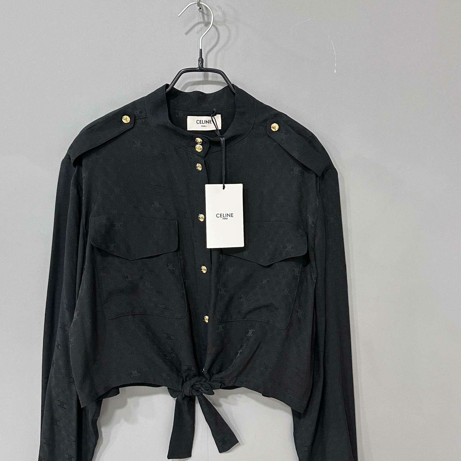 Celine Celine Gold Button Up S Women Size S / US 4 / IT 40 - 2 Thumbnail