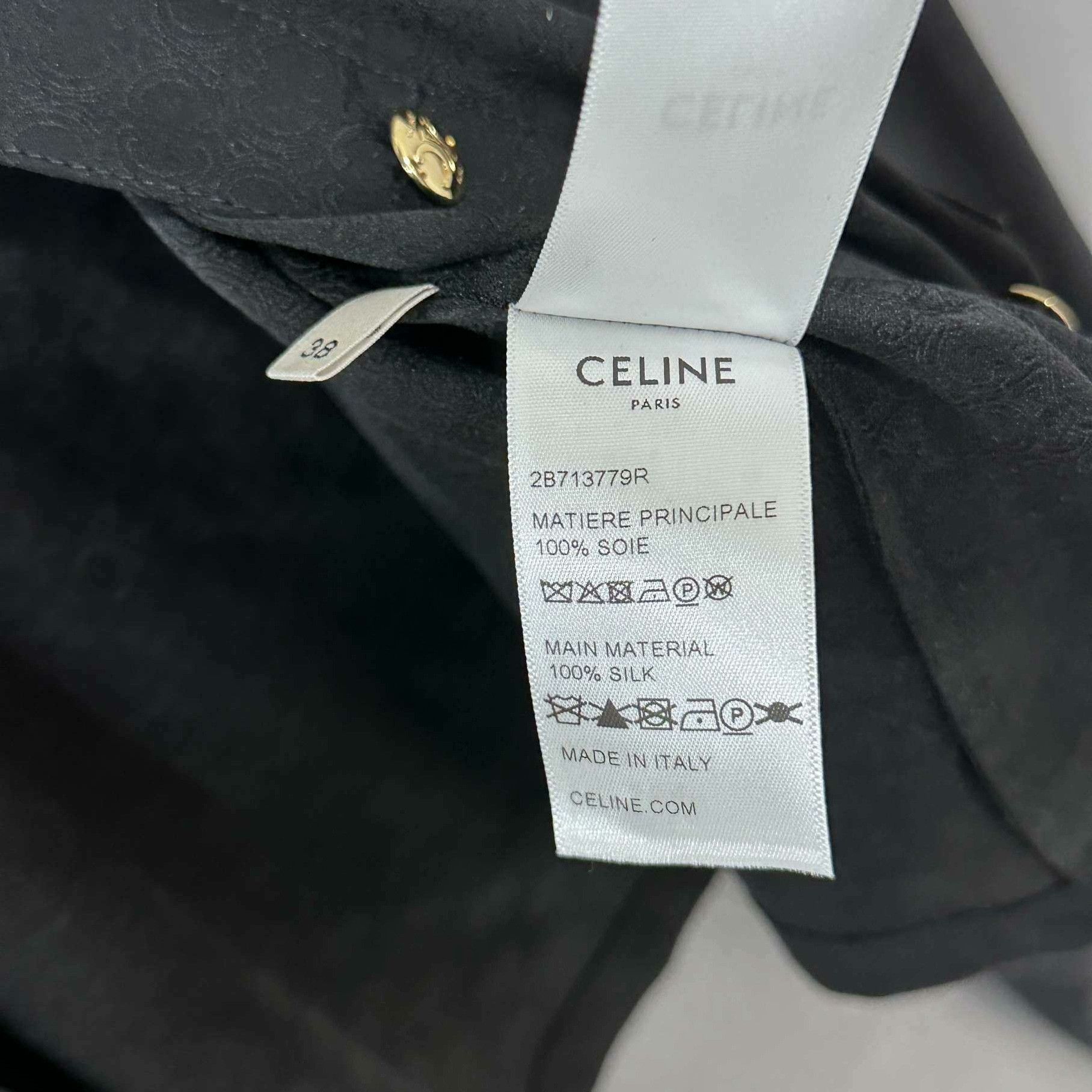 Celine Celine Gold Button Up S Women Size S / US 4 / IT 40 - 5 Thumbnail