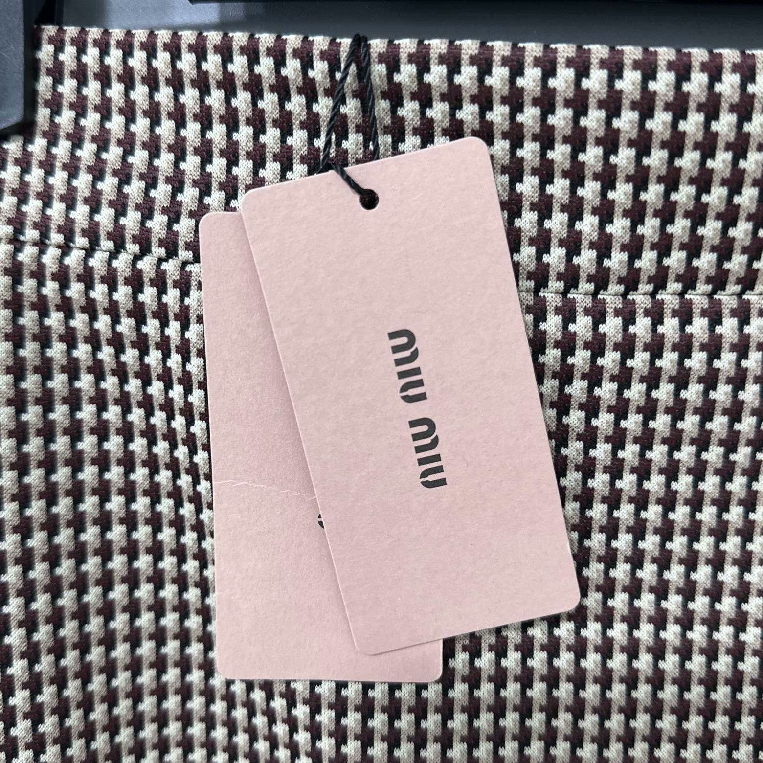 Miu Miu Miu Miu Plaid Skirt 26 Women Size 26" / US 2 / IT 38 - 5 Thumbnail