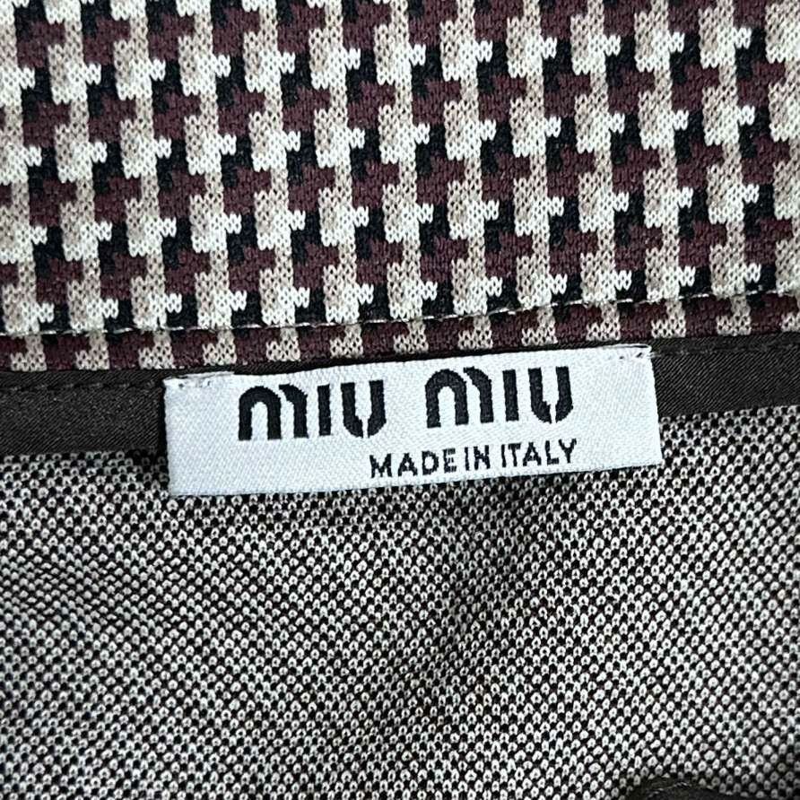 Miu Miu Miu Miu Plaid Skirt 26 Women Size 26" / US 2 / IT 38 - 7 Thumbnail