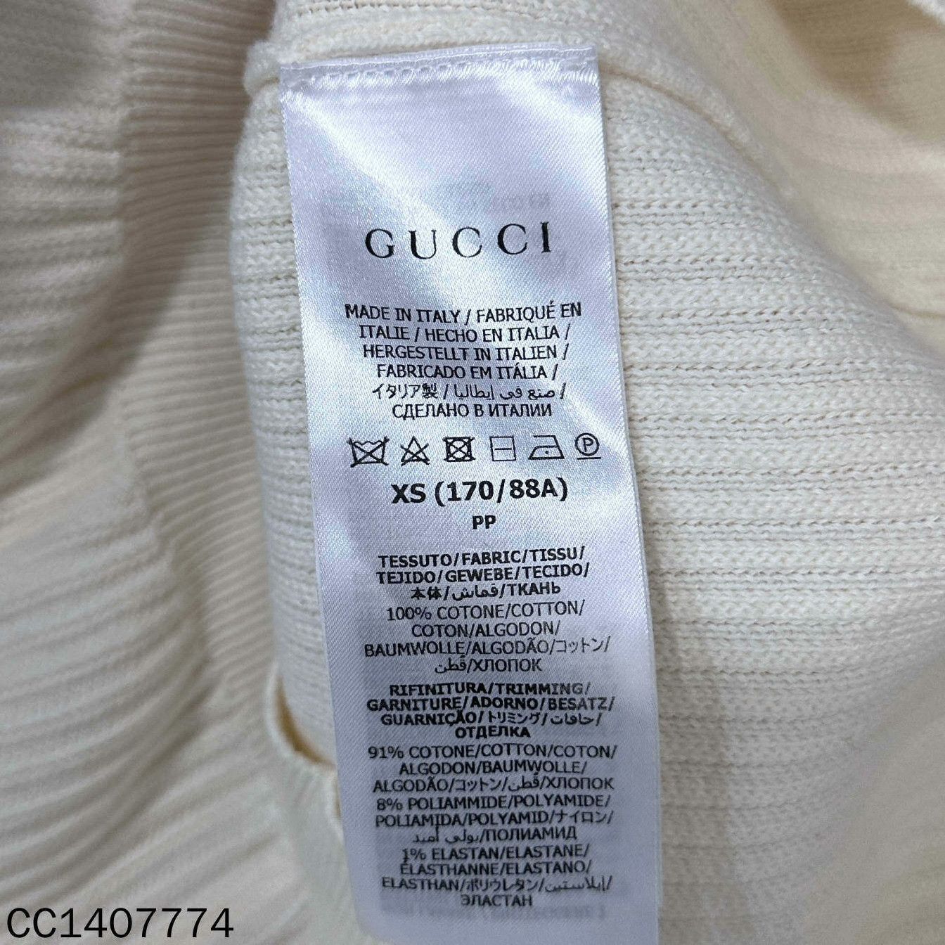 Gucci Gucci Knit Gold Polo xs Men Size US XS / EU 42 / 0 - 5 Thumbnail