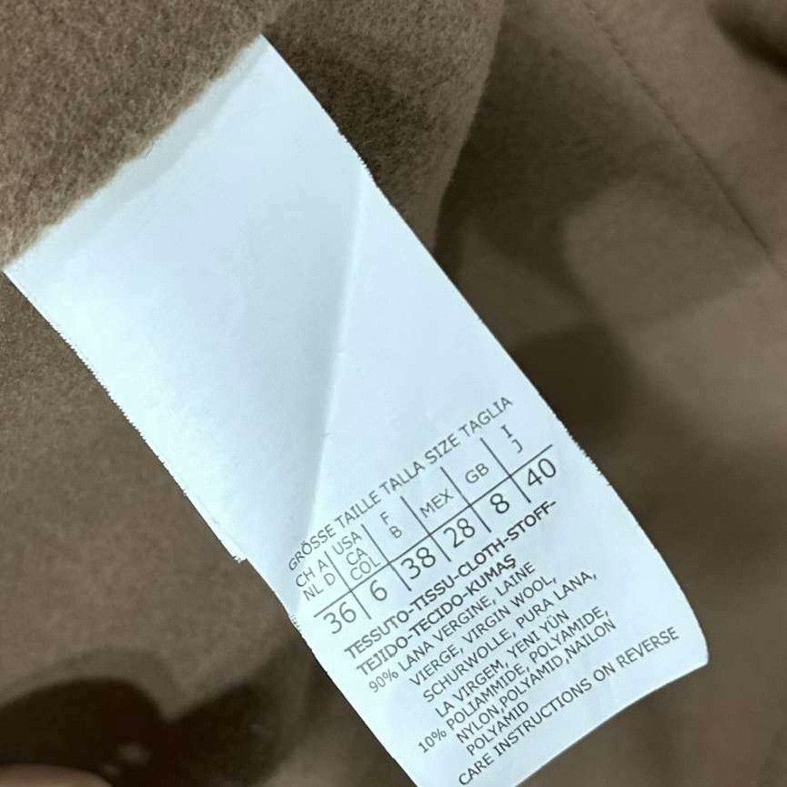 Max Mara Max Mara Wool Brown Coat M Women Size M / US 6-8 / IT 42-44 - 6 Thumbnail