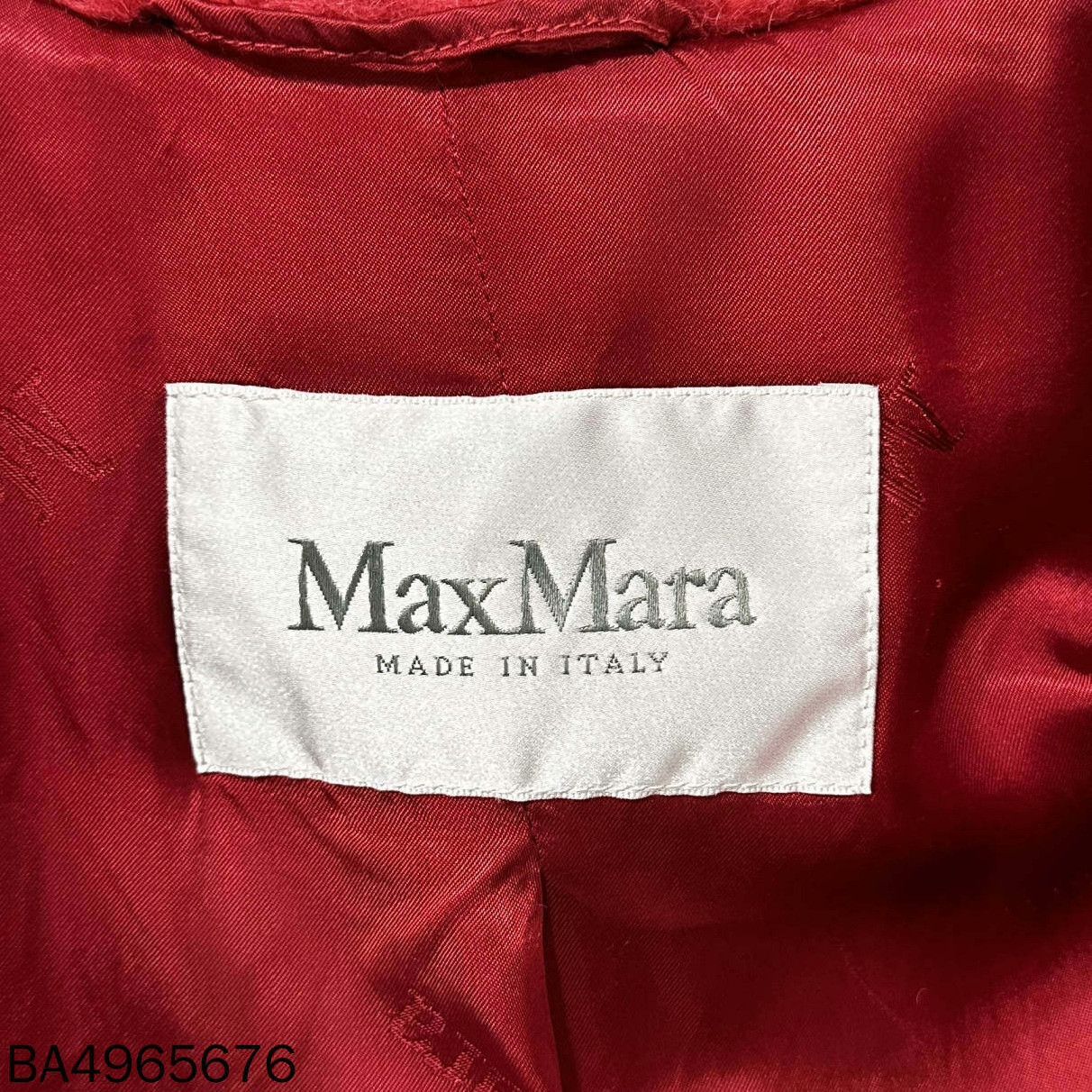 Max Mara Max Mara Red Coat S Women Size S / US 4 / IT 40 - 5 Thumbnail