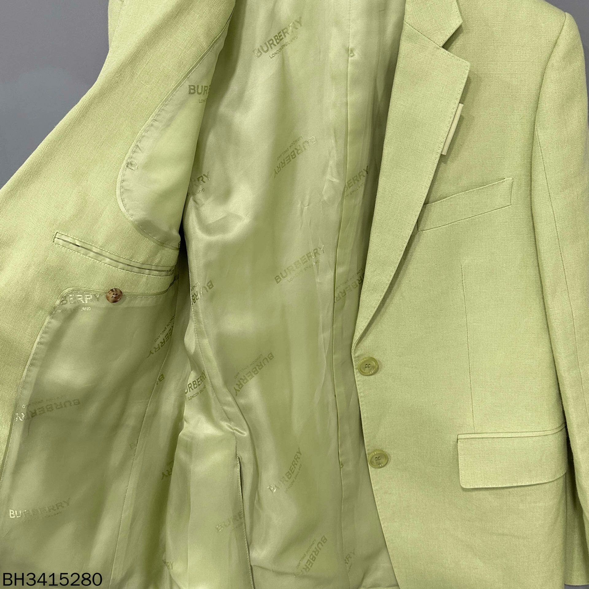 Burberry Burberry Retro Green Suit 40r Men Size 40R - 4 Thumbnail