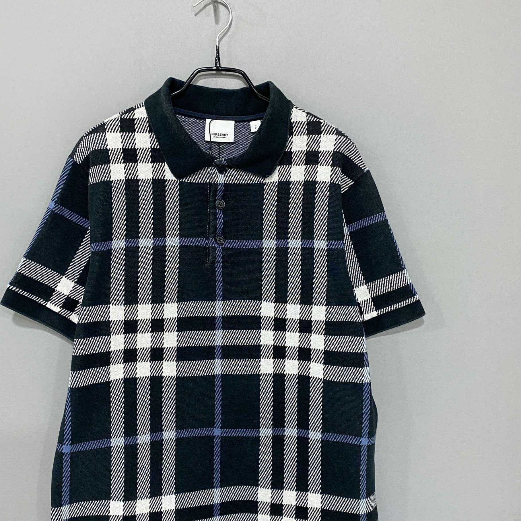 Burberry Burberry Cotton Plaid Polo s Men Size US S / EU 44-46 / 1 - 2 Thumbnail