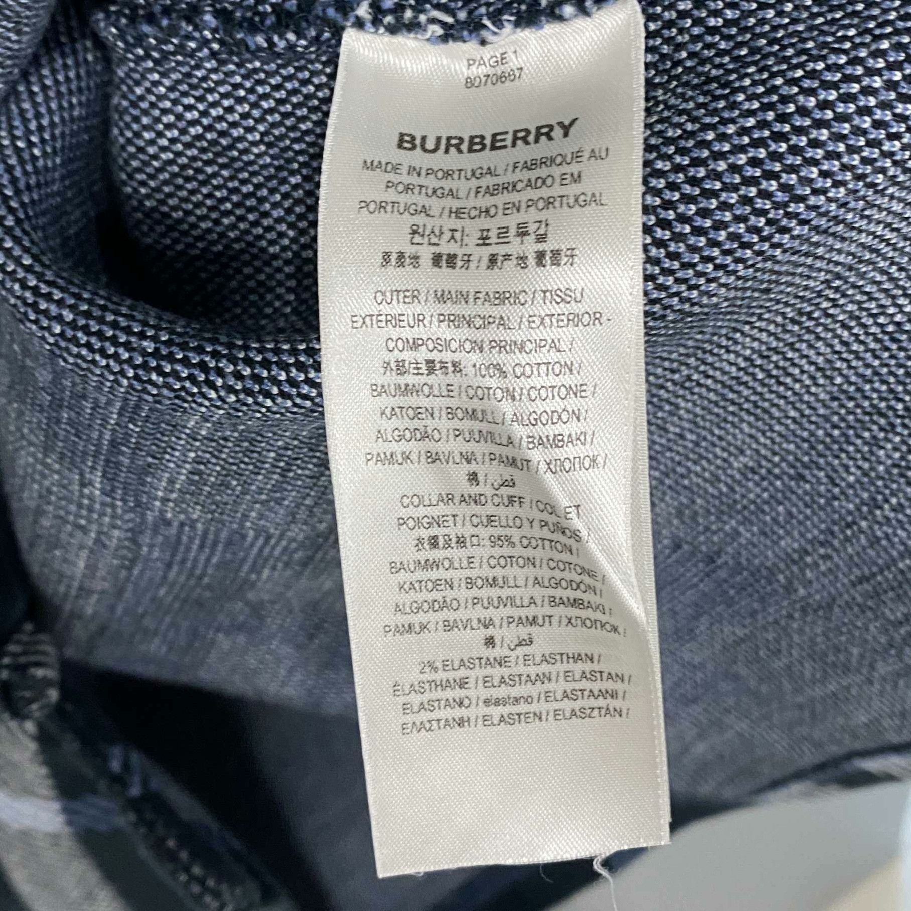 Burberry Burberry Cotton Plaid Polo s Men Size US S / EU 44-46 / 1 - 4 Thumbnail