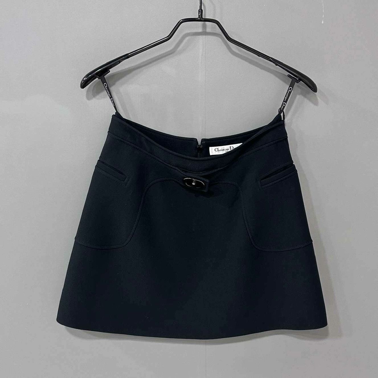 Dior Dior Black Skirt 26 Women Size 26" / US 2 / IT 38 - 2 Thumbnail
