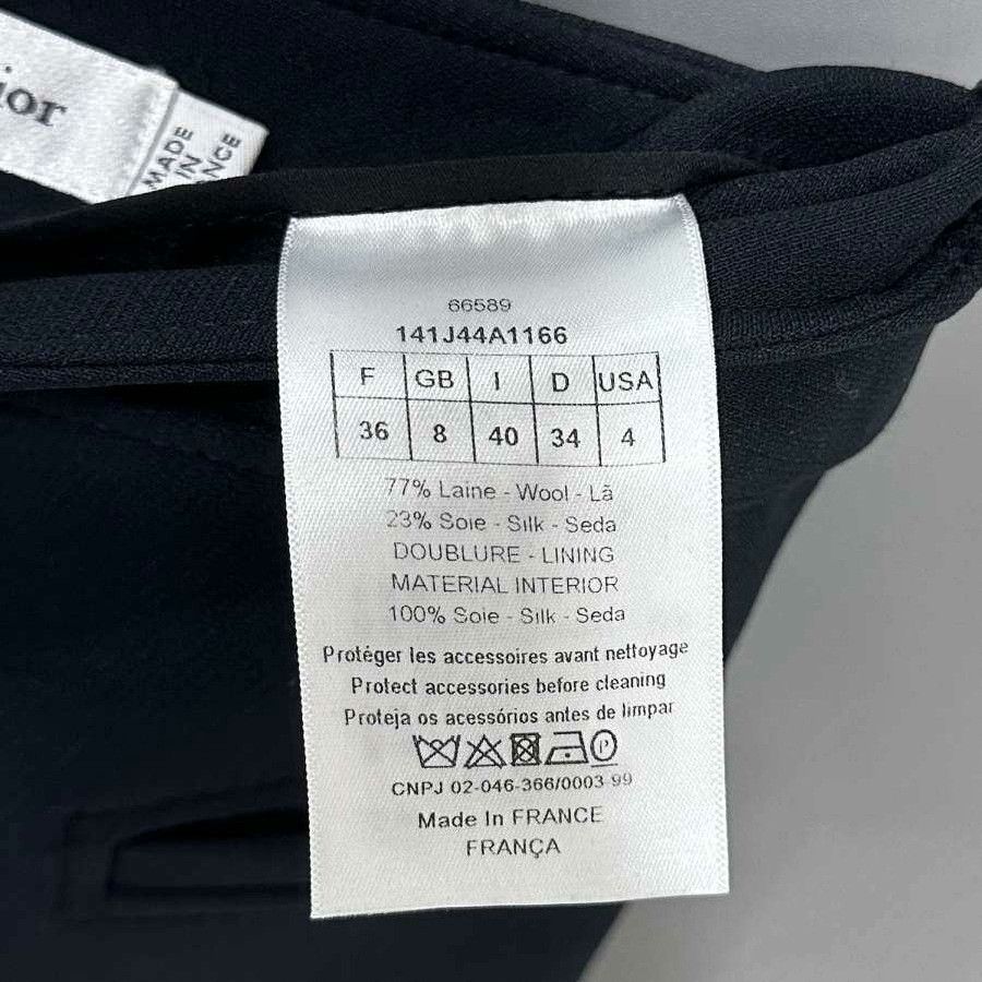 Dior Dior Black Skirt 26 Women Size 26" / US 2 / IT 38 - 6 Thumbnail