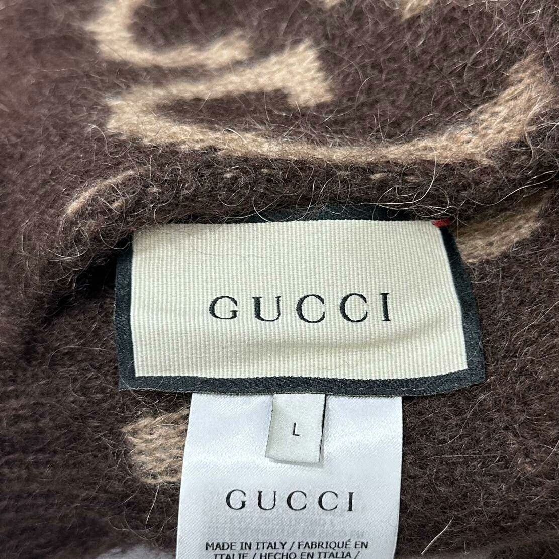 Gucci Gucci Brown Sweater l Men Size US L / EU 52-54 / 3 - 7 Thumbnail