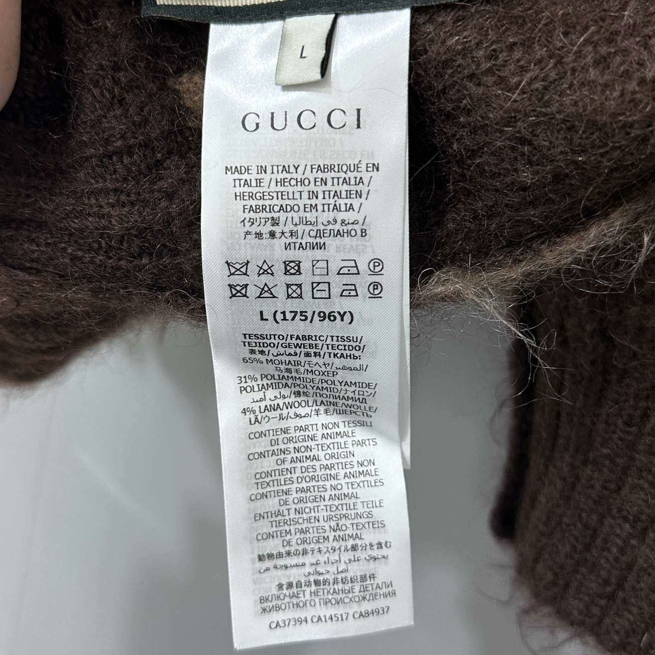 Gucci Gucci Brown Sweater l Men Size US L / EU 52-54 / 3 - 9 Thumbnail