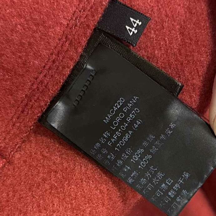 Loro Piana Loro Piana Long Red Heavy Coat xs Men Size US XS / EU 42 / 0 - 4 Thumbnail