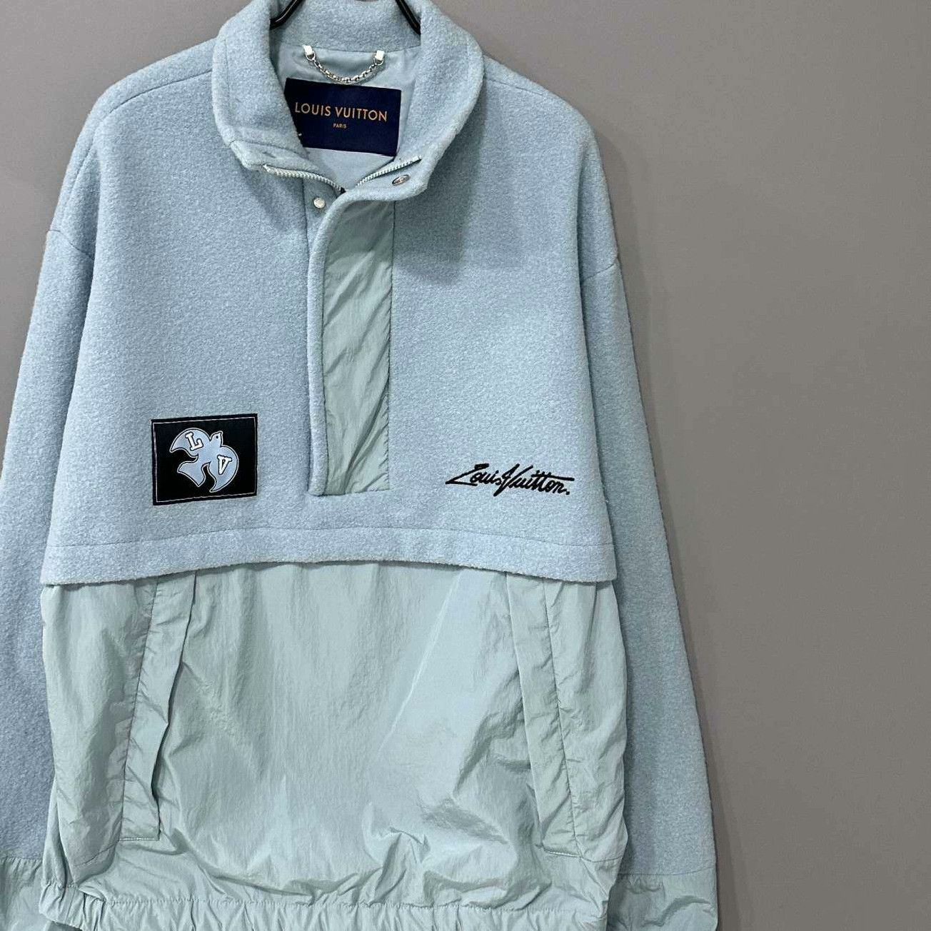 Louis Vuitton Louis Vuitton Embroidered Blue Light Jacket xl Men Size US XL / EU 56 / 4 - 2 Thumbnail