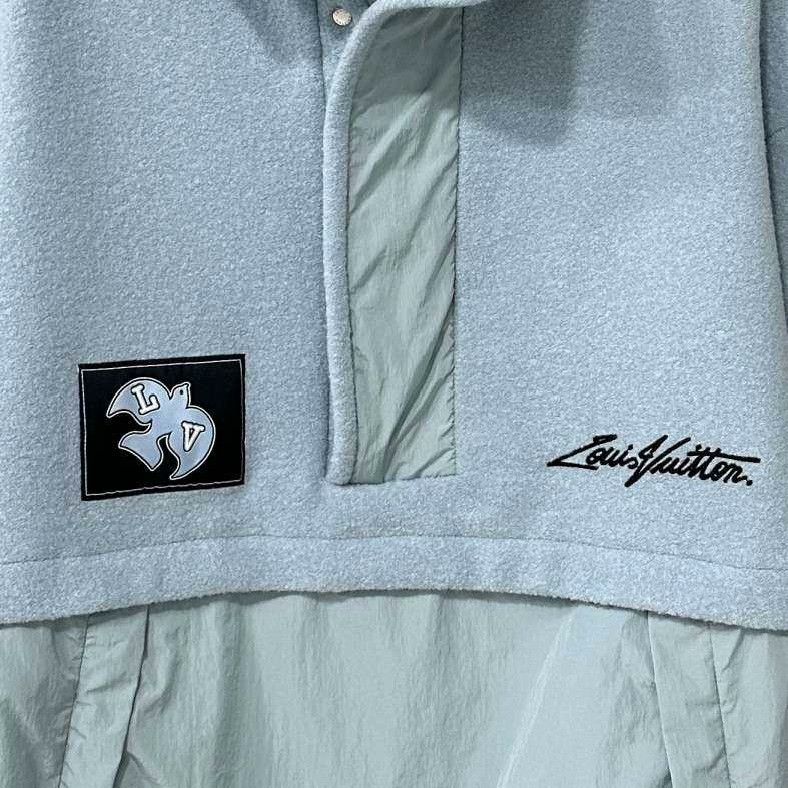 Louis Vuitton Louis Vuitton Embroidered Blue Light Jacket xl Men Size US XL / EU 56 / 4 - 4 Thumbnail