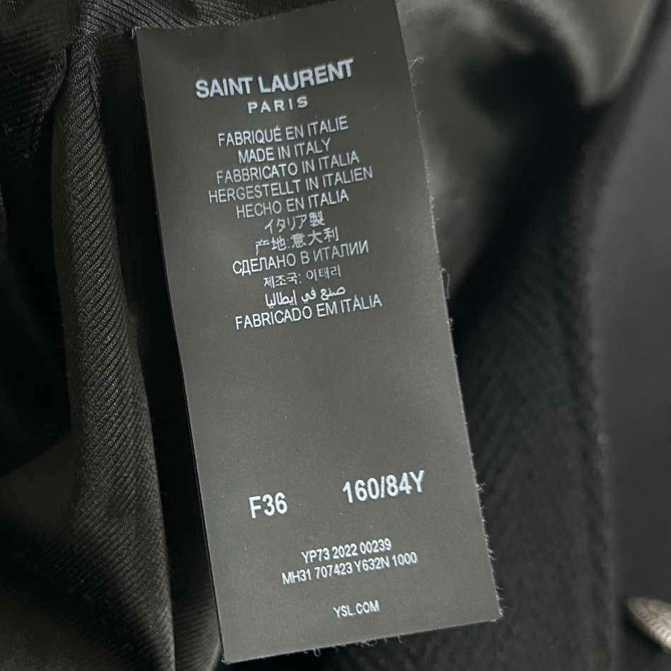 Saint Laurent Paris Saint Laurent Paris Coat S Women Size S / US 4 / IT 40 - 4 Thumbnail
