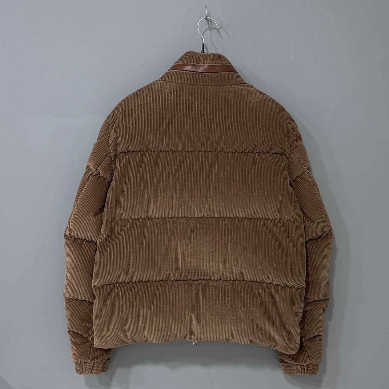 Moncler Moncler Corduroy Down Brown Heavy Coat l Men Size US L / EU 52-54 / 3 - 3 Thumbnail