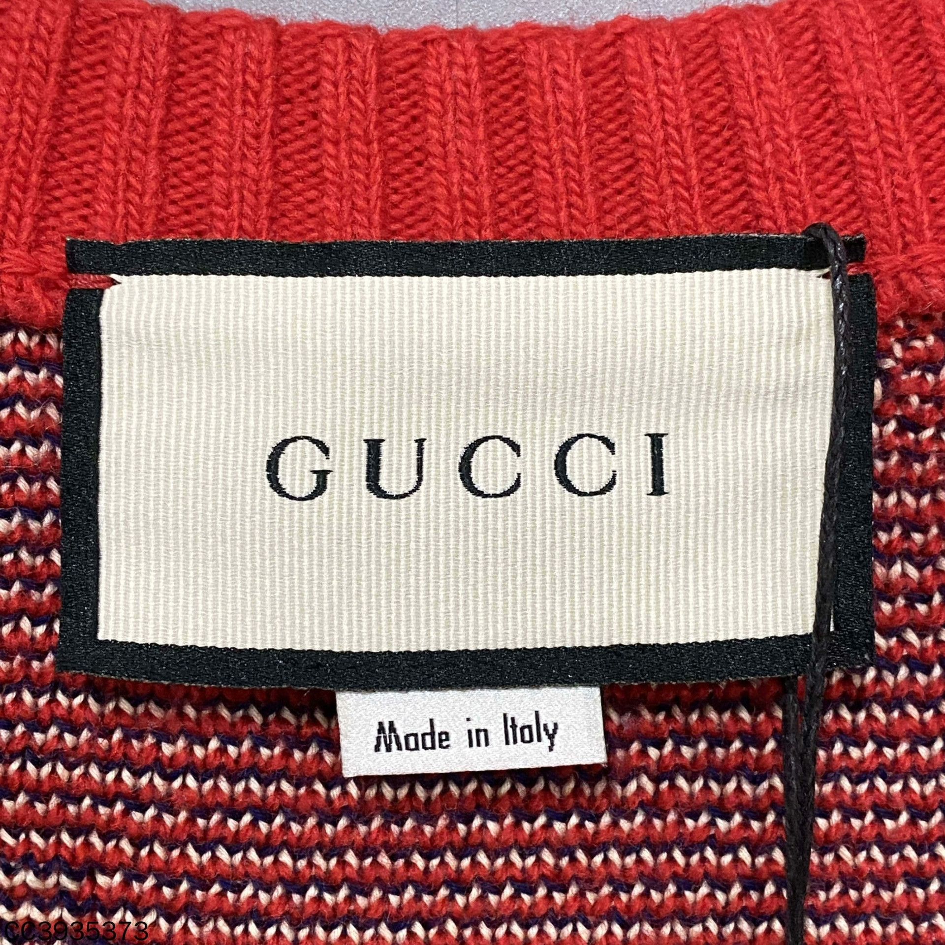 Gucci Gucci Knit Graphic Red Sweater s Men Size US S / EU 44-46 / 1 - 5 Thumbnail