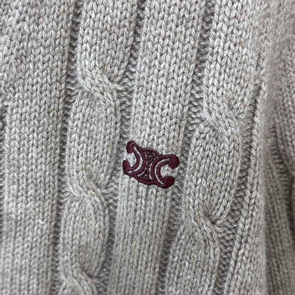 Celine Celine Gray Sweater XS Women Size XS / US 0-2 / IT 36-38 - 6 Thumbnail