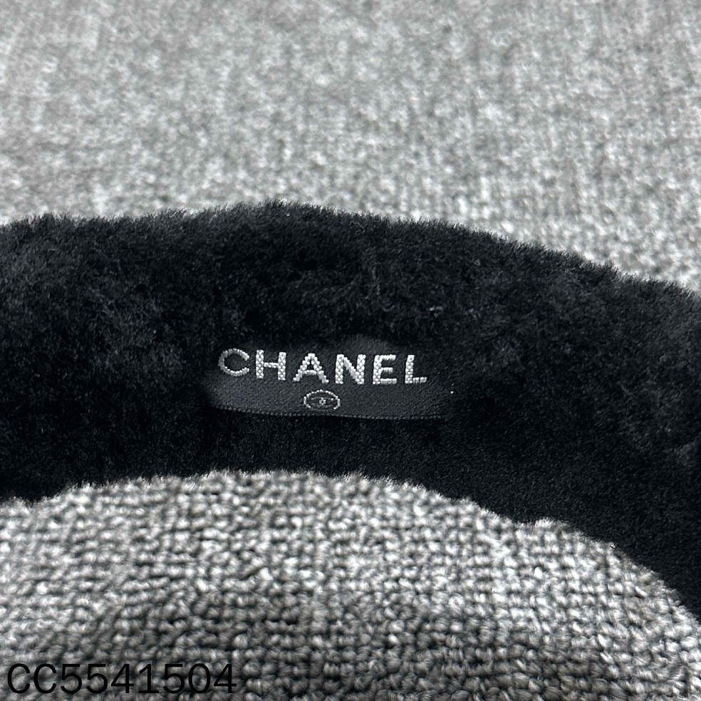 Chanel Chanel Black Hat one size Men Size ONE SIZE - 4 Thumbnail