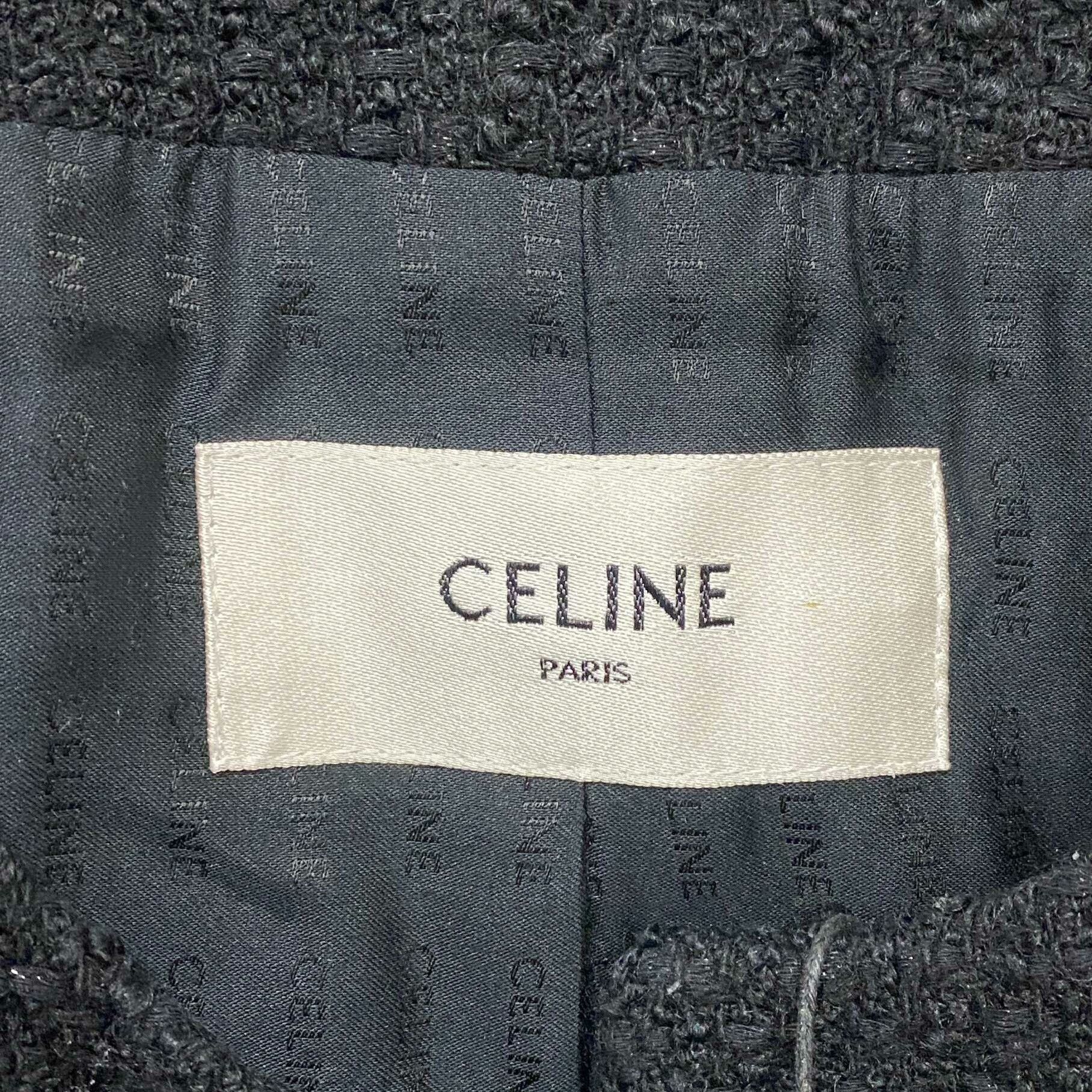 Celine Celine Wool Gold Coat S Women Size S / US 4 / IT 40 - 5 Thumbnail