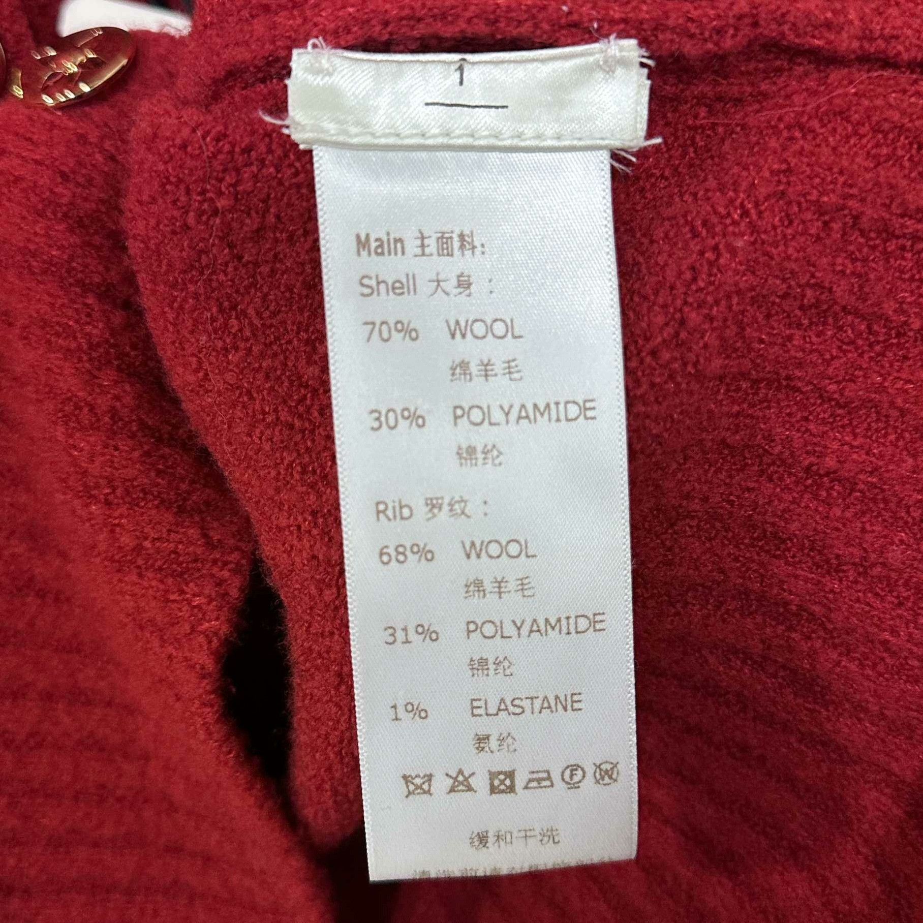 Louis Vuitton Louis Vuitton Knit Red Sweater S Women Size S / US 4 / IT 40 - 4 Thumbnail