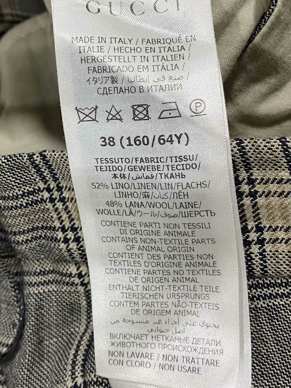 Gucci Gucci Casual Plaid Casual Pants 30 Men Size US 30 / EU 46 - 4 Thumbnail