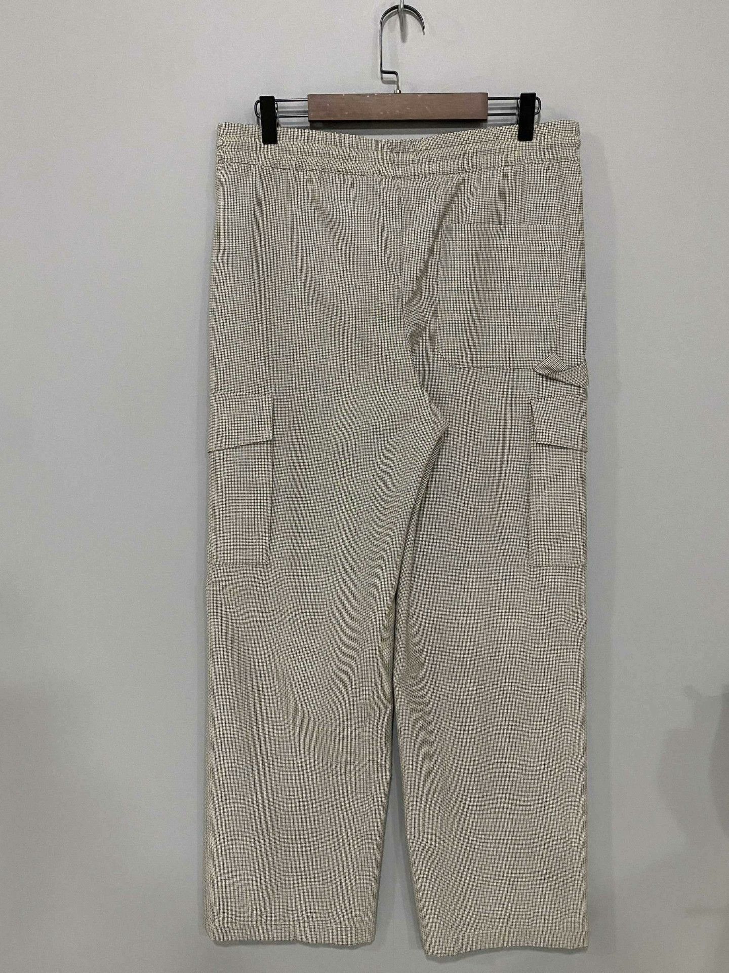Celine Celine Plaid Beige Pants 26 Women Size 26" / US 2 / IT 38 - 3 Thumbnail