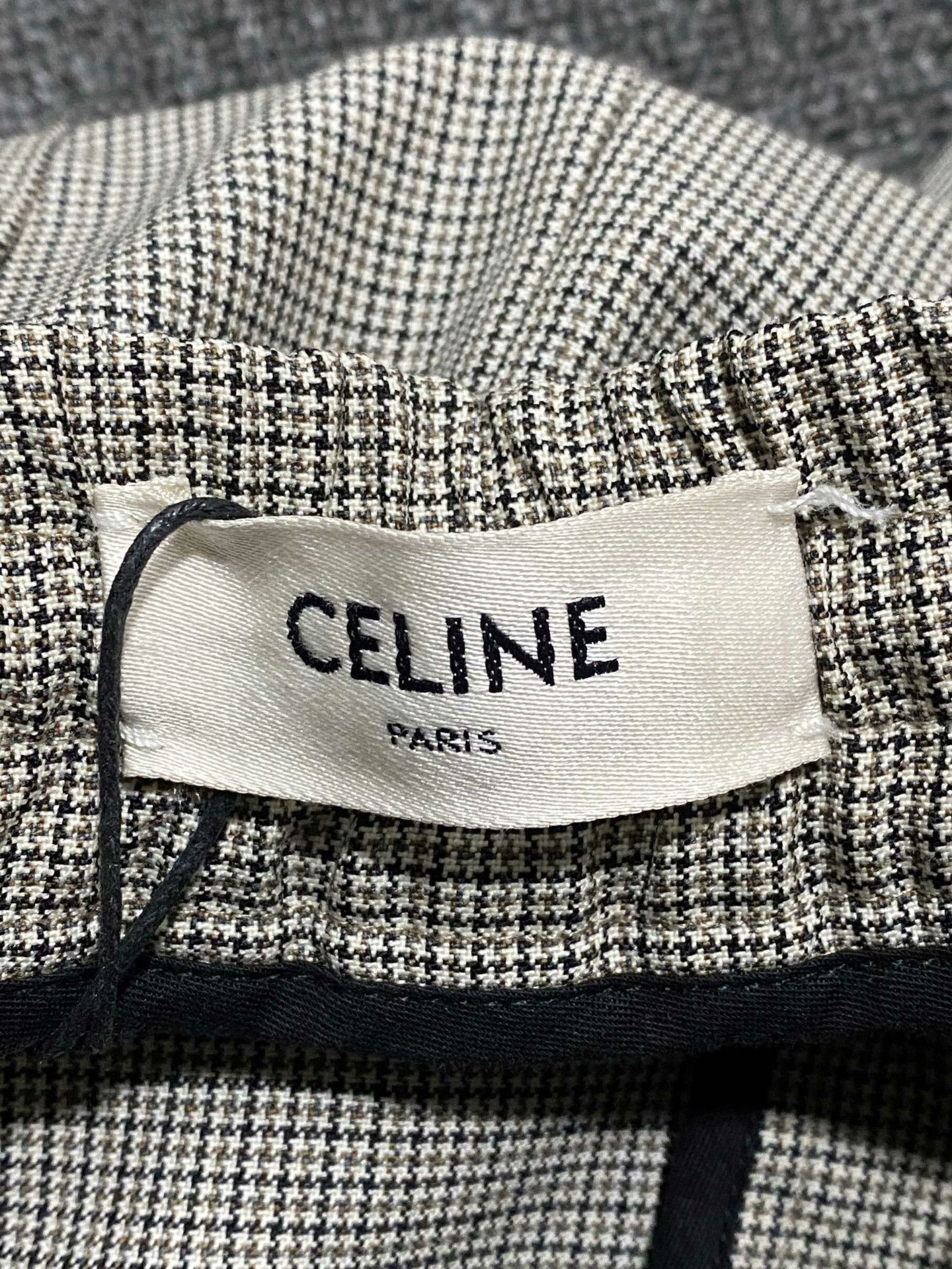 Celine Celine Plaid Beige Pants 26 Women Size 26" / US 2 / IT 38 - 5 Thumbnail