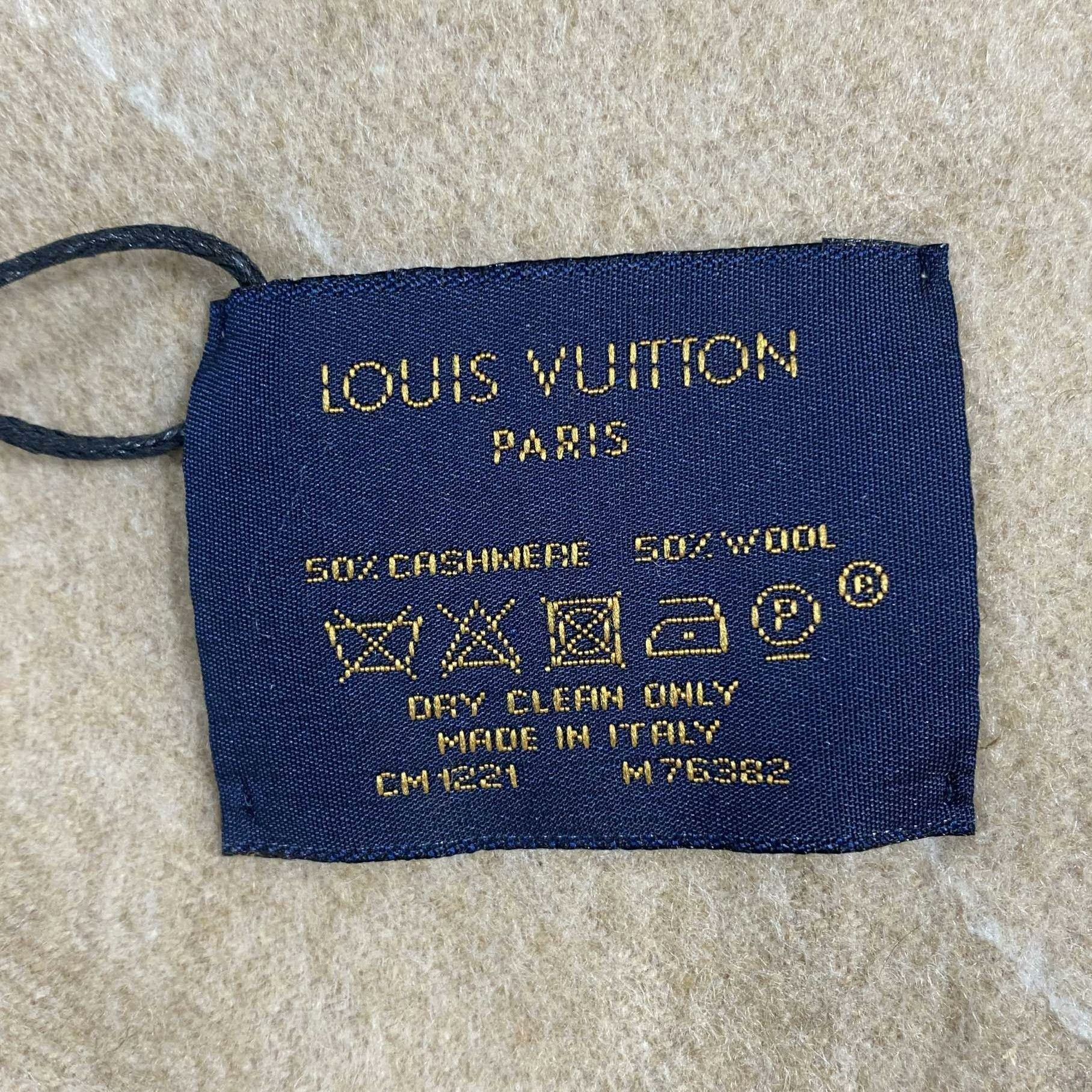 Louis Vuitton Louis Vuitton Retro Beige Scarf one size Men Size ONE SIZE - 3 Thumbnail