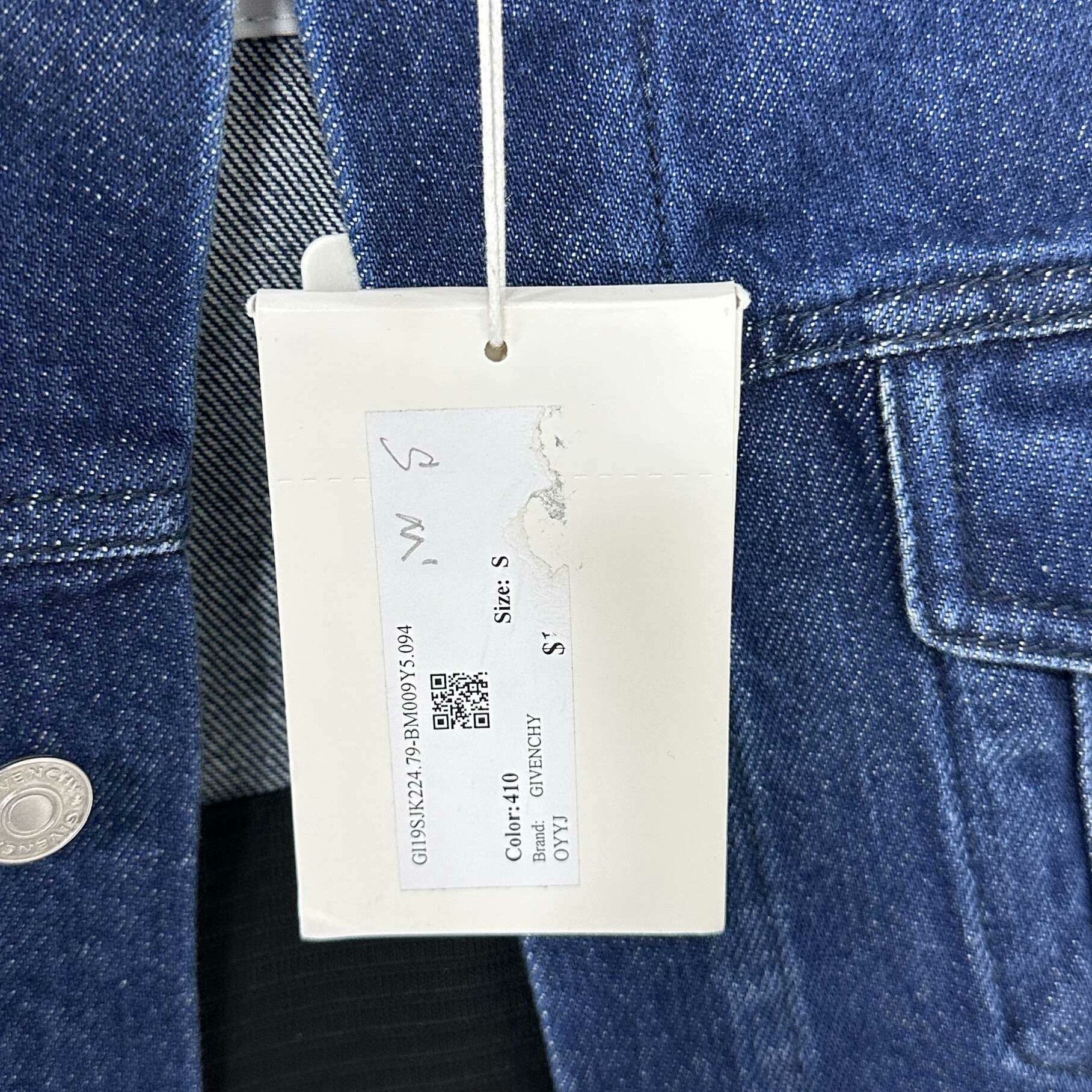 Givenchy Givenchy Retro Denim Light Jacket s Men Size US S / EU 44-46 / 1 - 8 Thumbnail