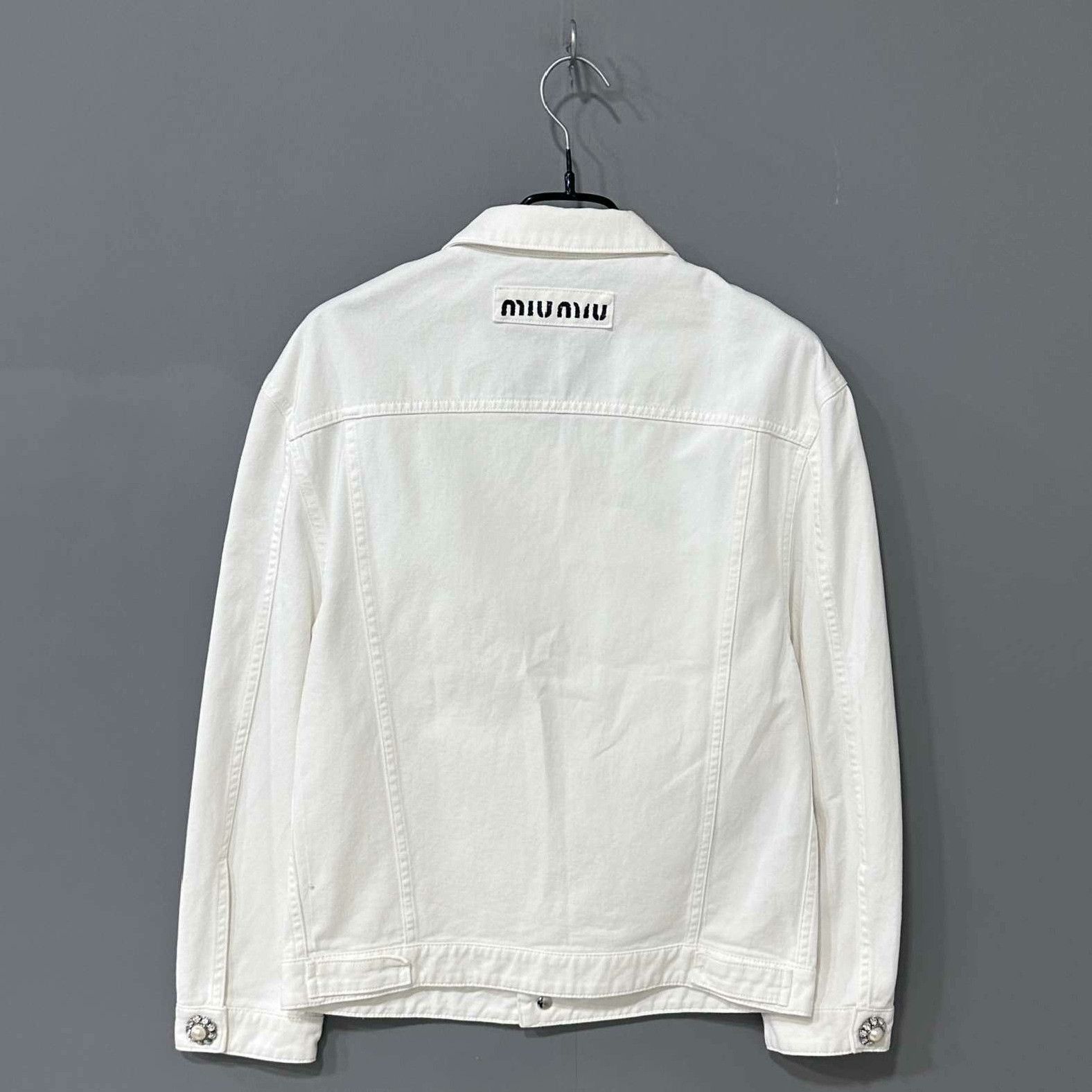 Miu Miu Miu Miu Denim Jacket S Women Size S / US 4 / IT 40 - 3 Thumbnail