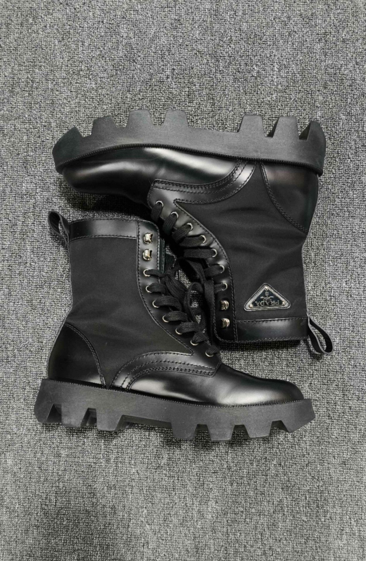 Prada Prada Retro Black Boots 9.5 Men Size US 9.5 / EU 42-43 - 3 Thumbnail