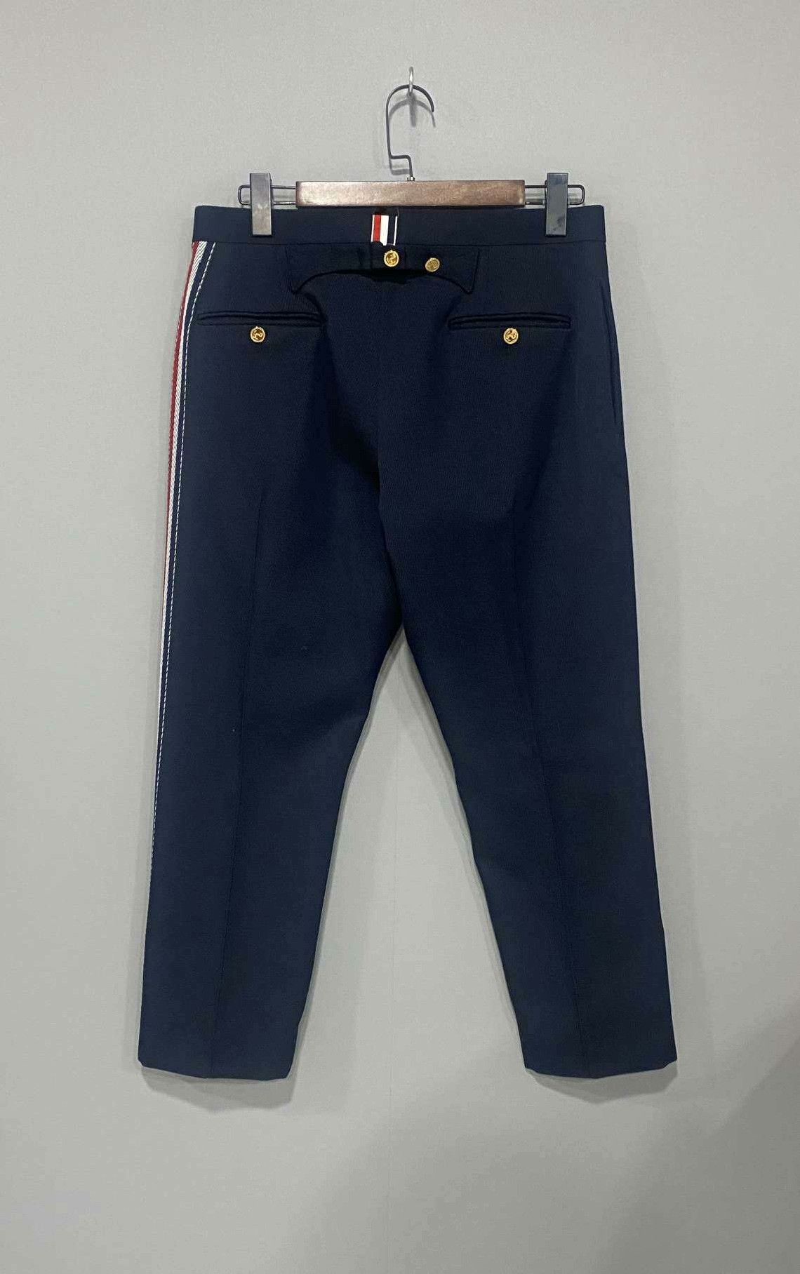Thom Browne Thom Browne Striped Brown Formal Trousers 40r Men Size 40R - 3 Thumbnail