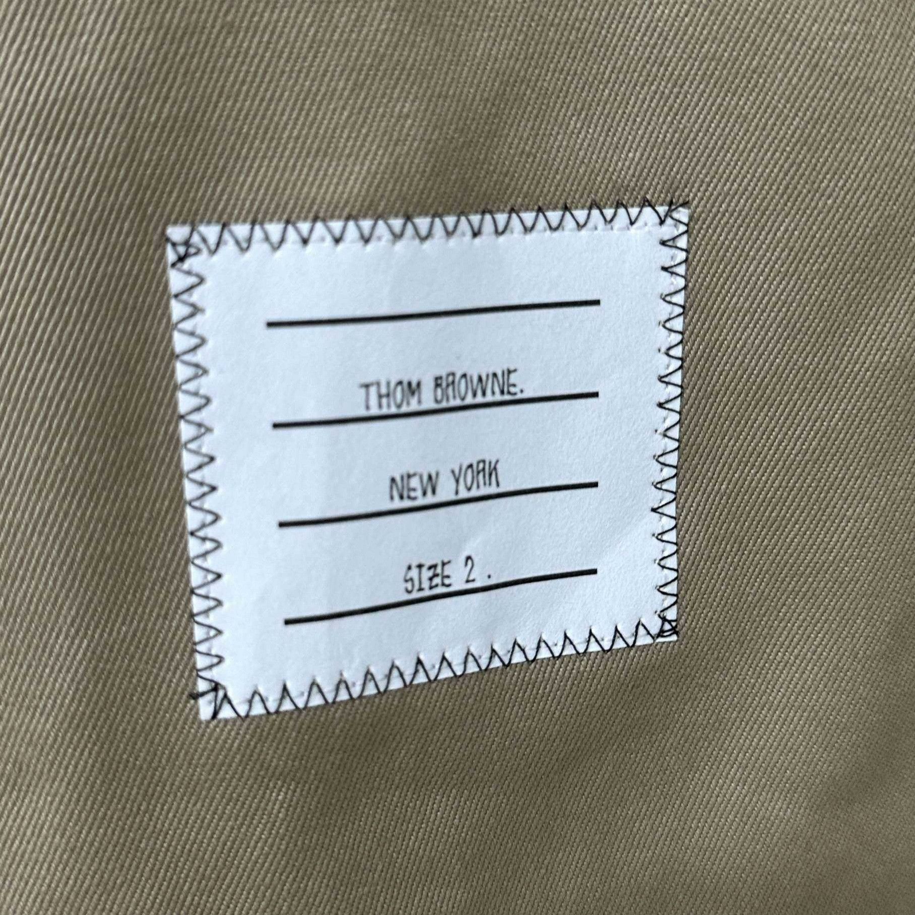 Thom Browne Thom Browne Striped Brown Suit 40r Men Size 40R - 6 Thumbnail
