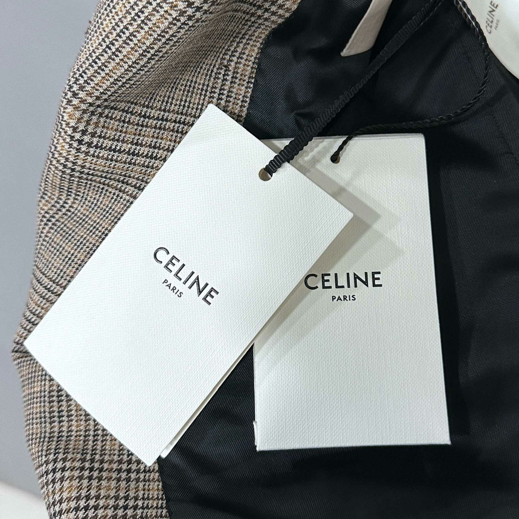Celine Celine Formal Plaid Jacket XS Women Size XS / US 0-2 / IT 36-38 - 6 Thumbnail