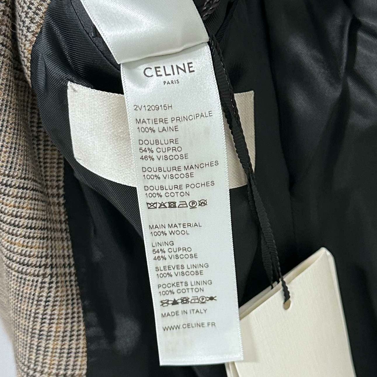 Celine Celine Formal Plaid Jacket XS Women Size XS / US 0-2 / IT 36-38 - 4 Thumbnail
