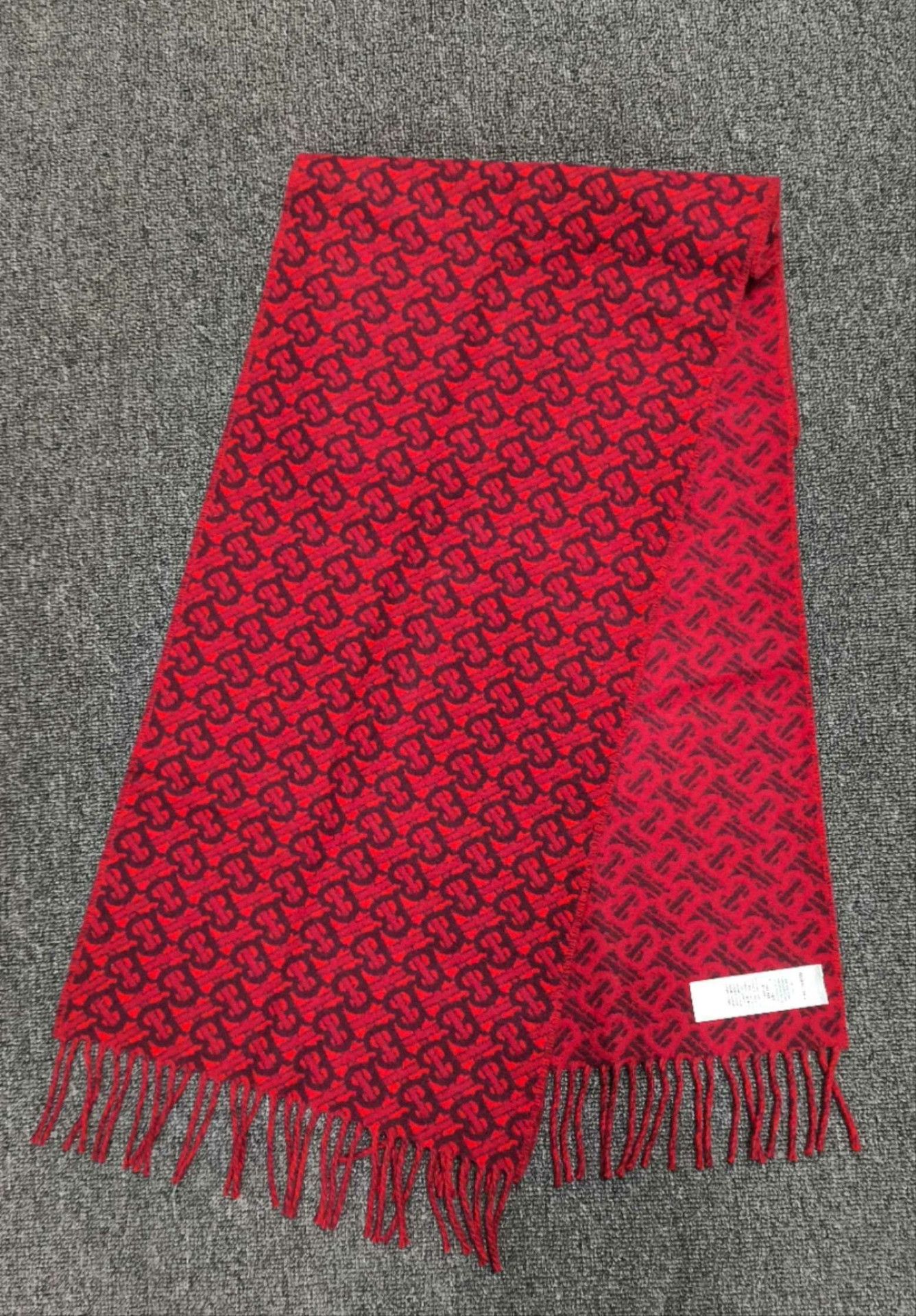 Burberry Burberry Red Scarf one size Men Size ONE SIZE - 2 Thumbnail