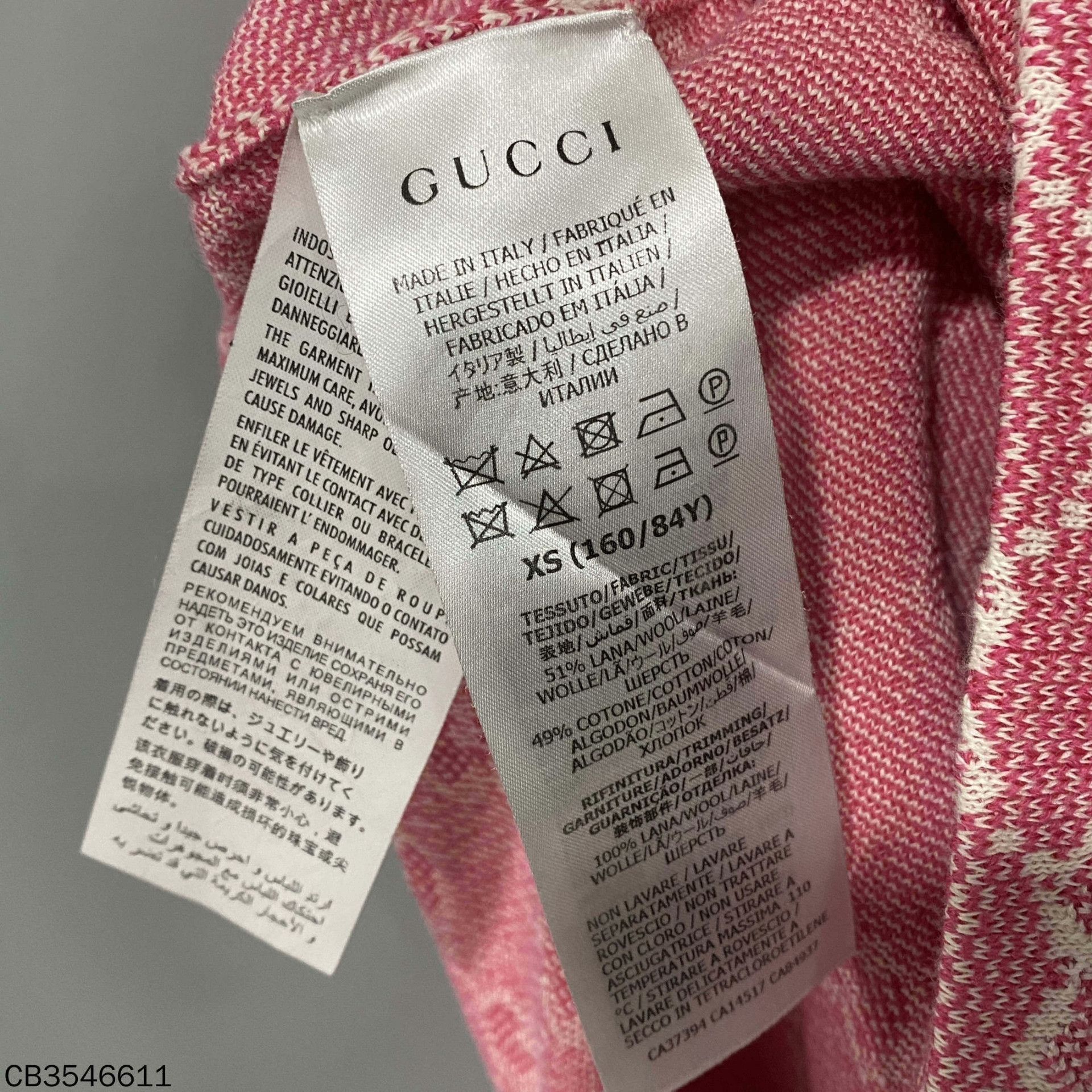 Gucci Gucci Retro Pink T-Shirt XS Women Size XS / US 0-2 / IT 36-38 - 4 Thumbnail