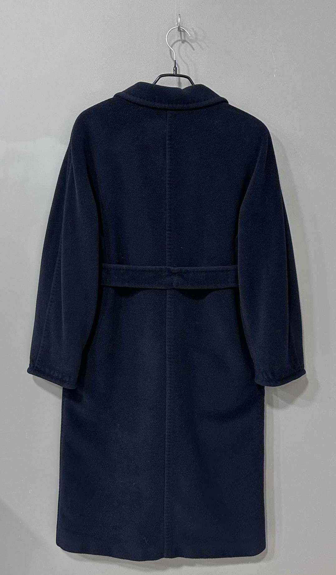 Max Mara Max Mara Long Blue Coat XS Women Size XS / US 0-2 / IT 36-38 - 3 Thumbnail